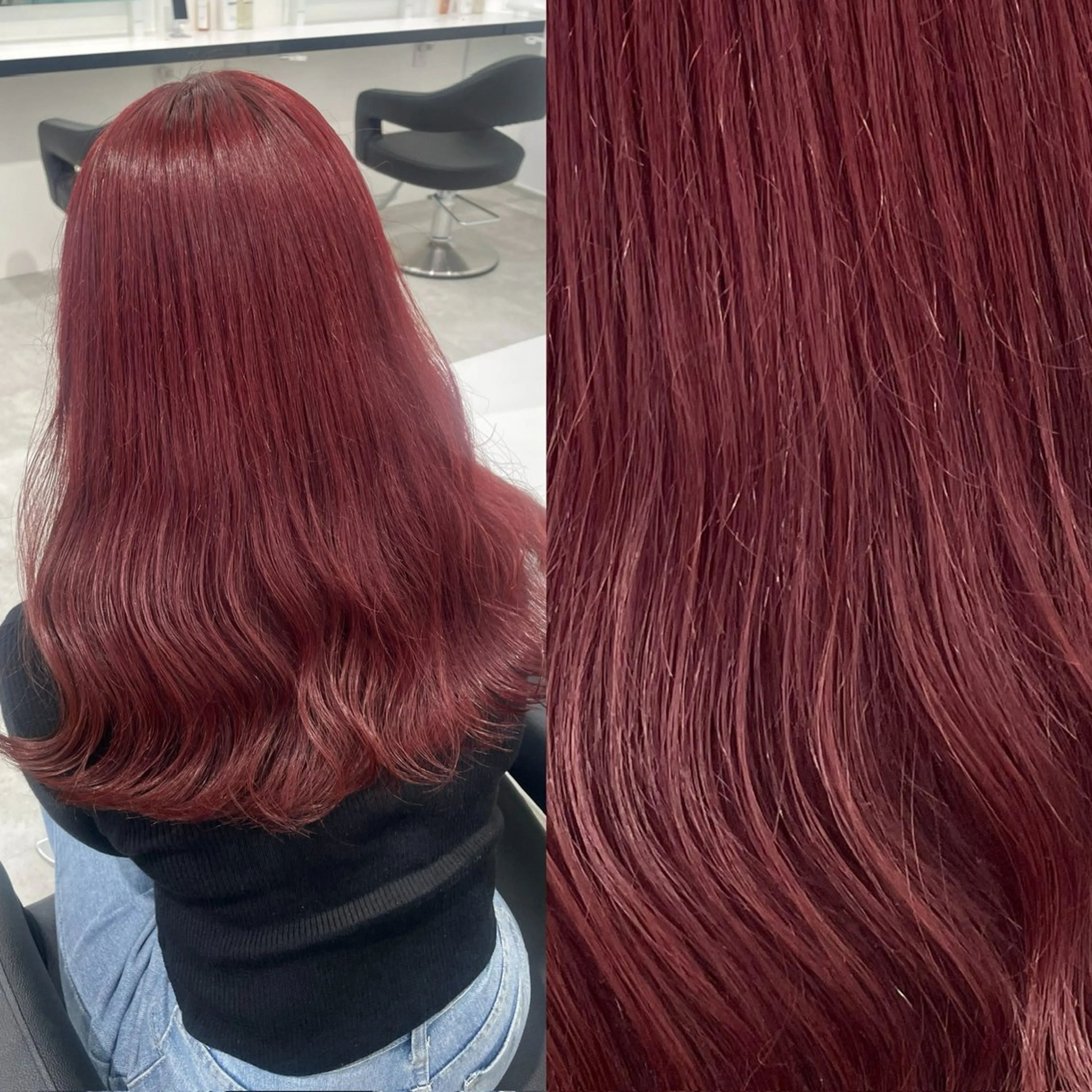 ロング カラー 履歴修正屋さん／ ブロンド／ホワイトのヘアスタイル