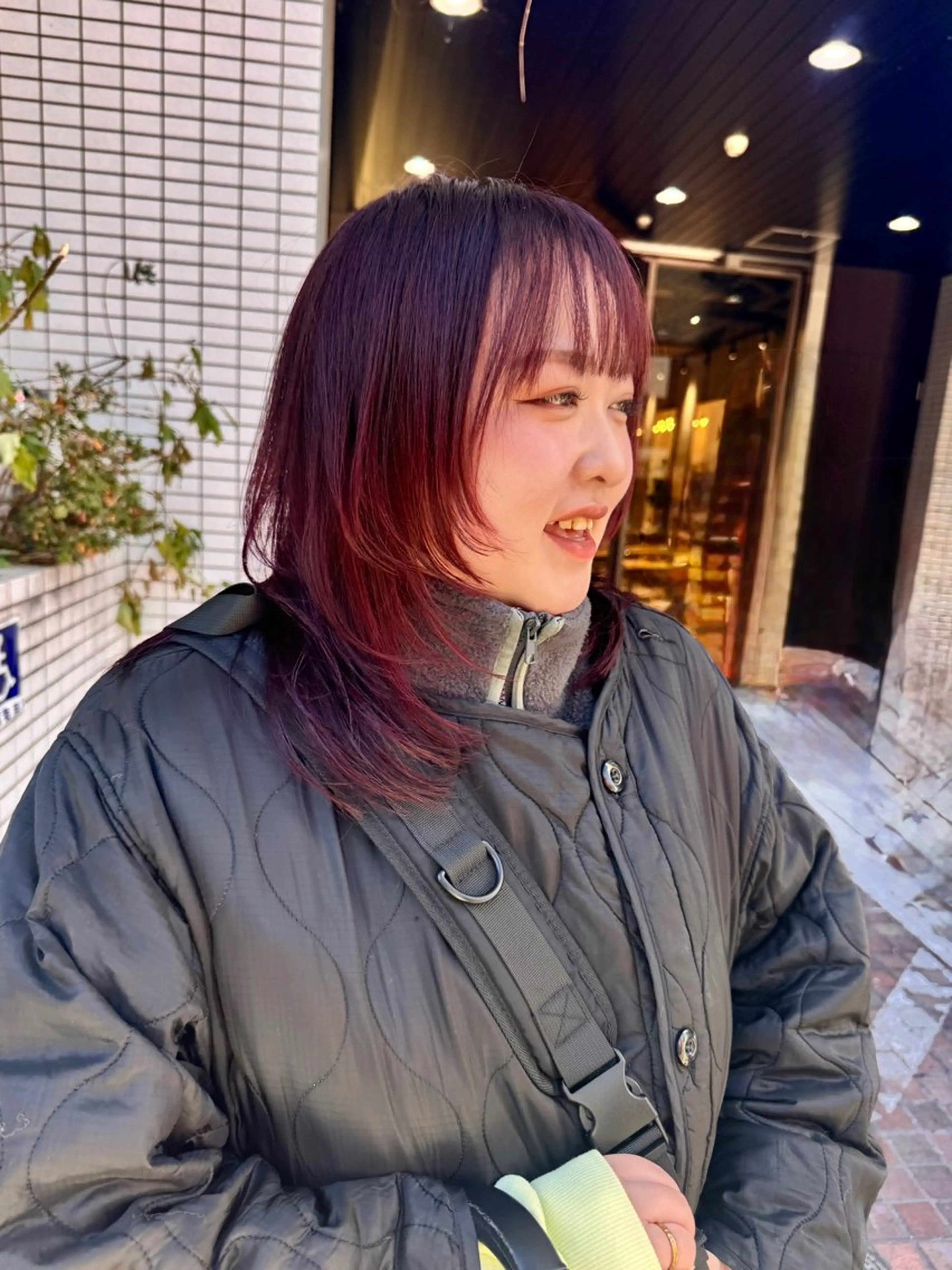 ミディアム カラー カット ヘアカラー トリートメント ☀️海外レイヤー 🇺🇸/ヒナコのヘアスタイル