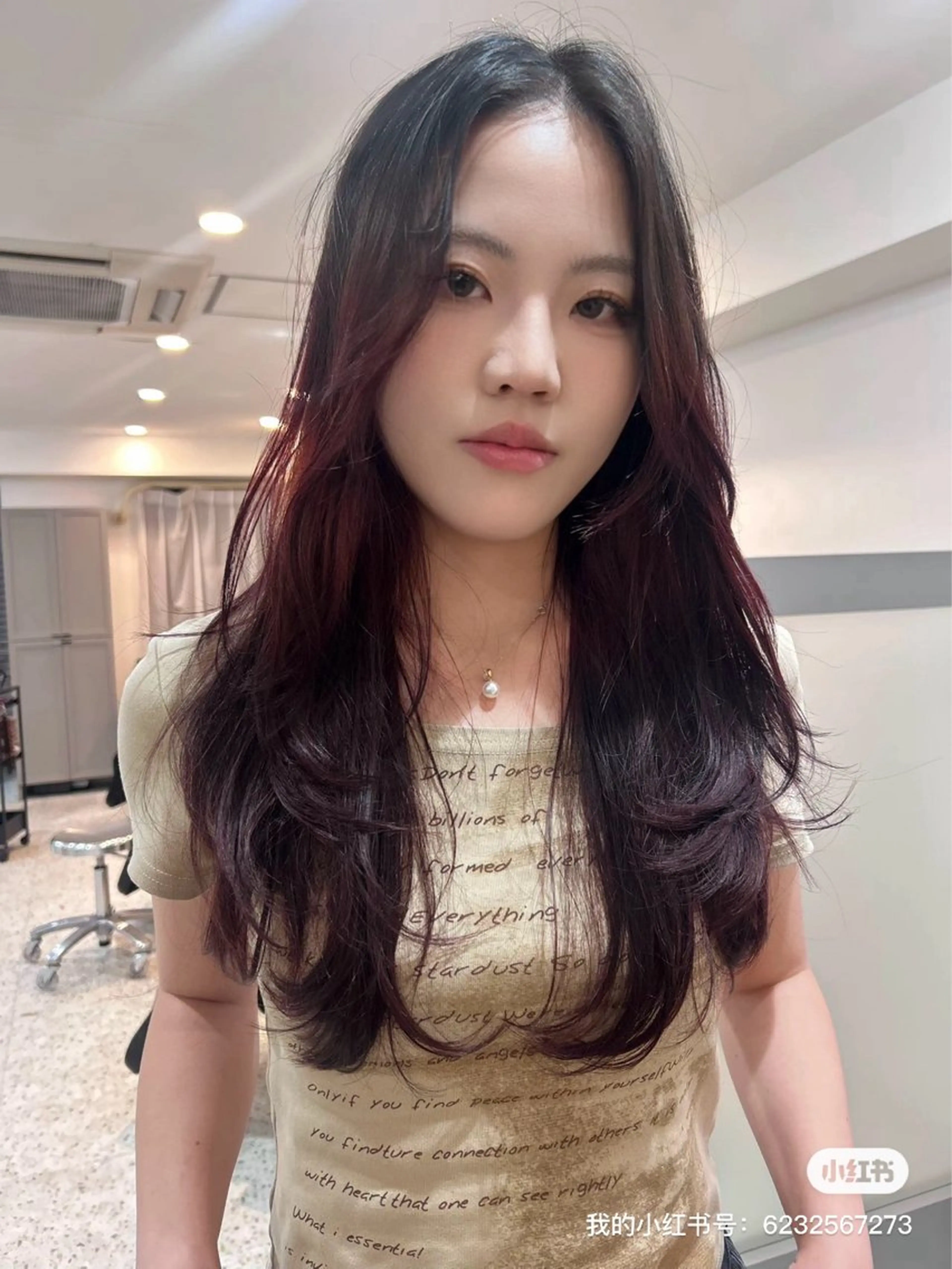 ロング 透明感カラー 莉々子のヘアスタイル