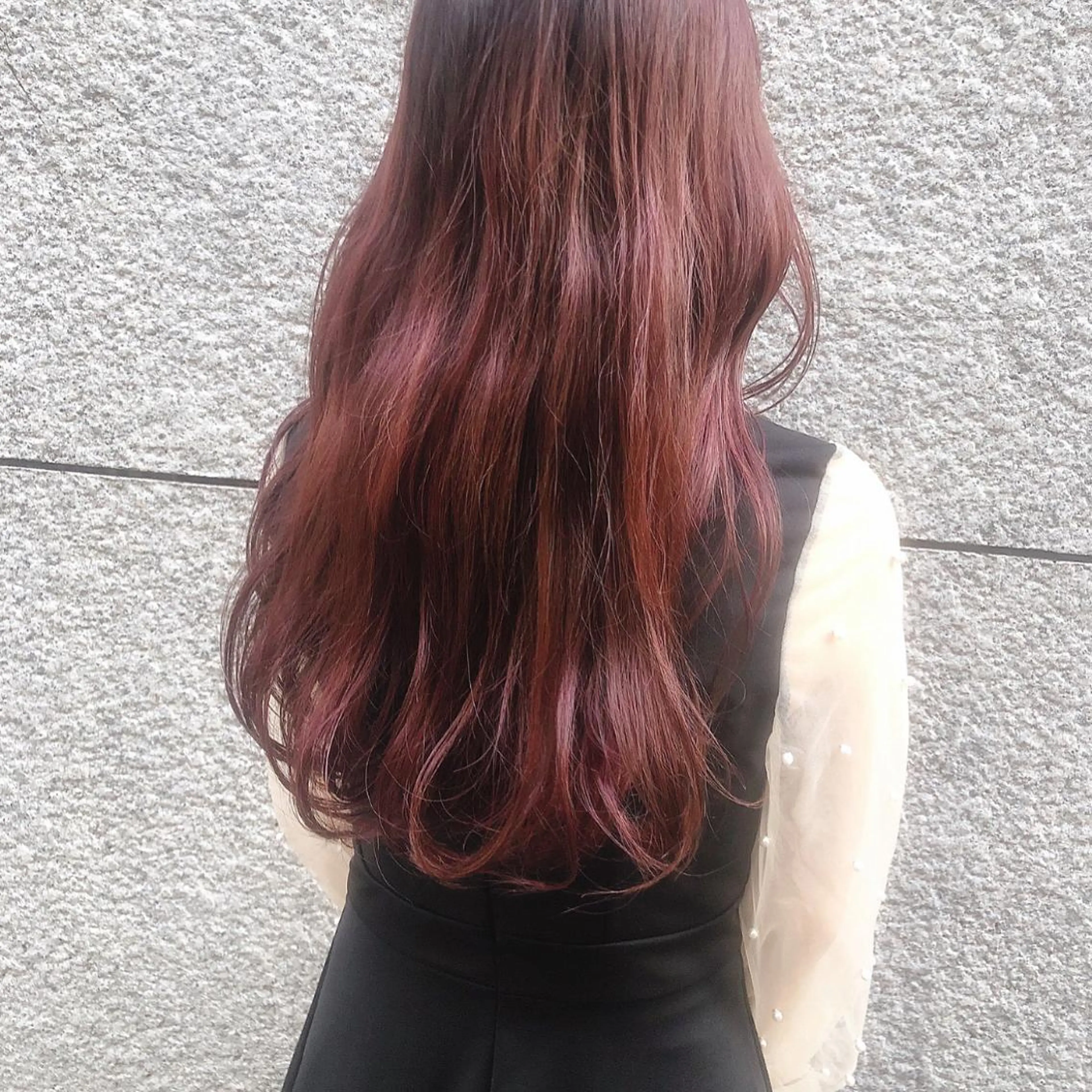 ロング カラー ヘアアレンジ Yuki☃️美容師/ 耳ツボジュエリーのヘアスタイル