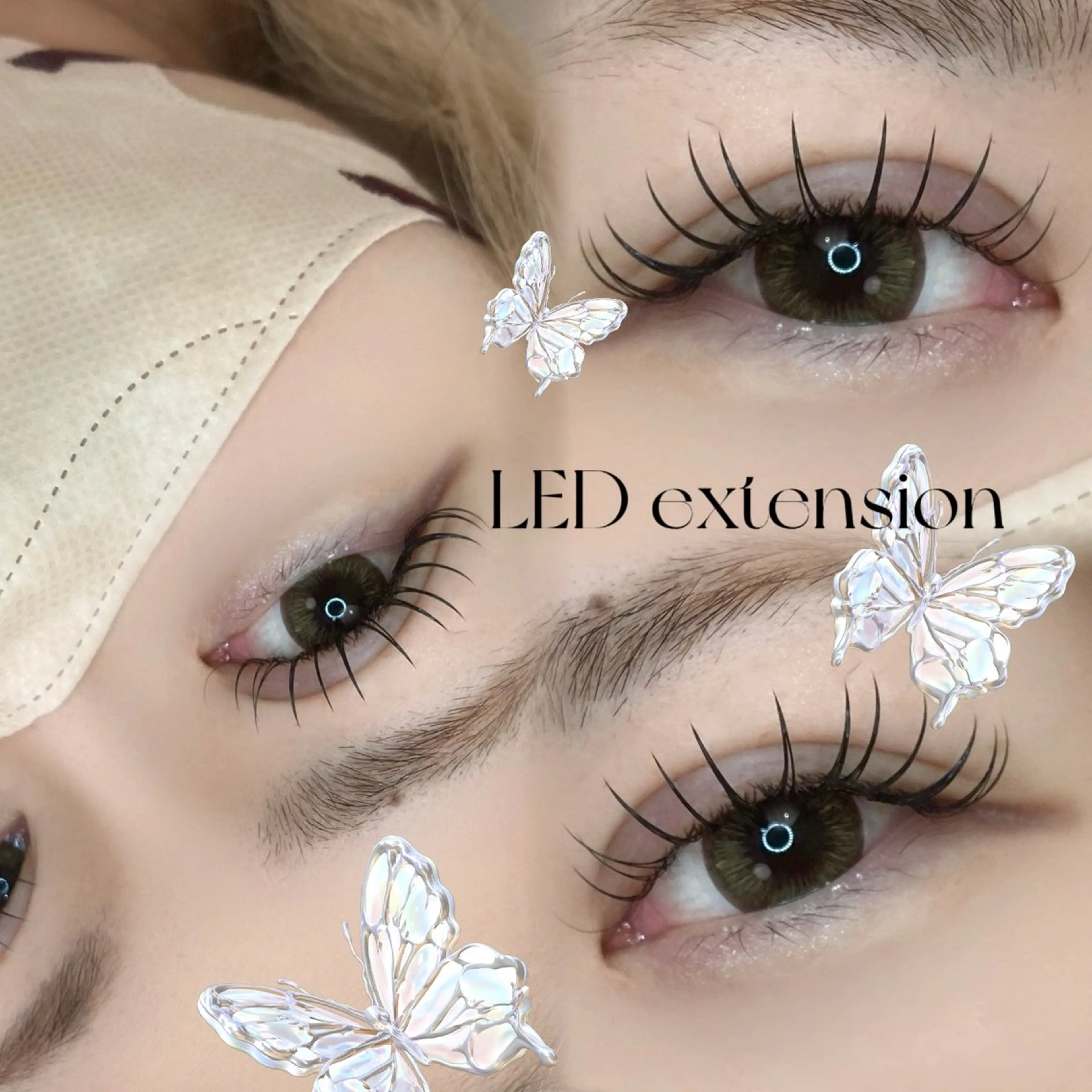 マツエク・マツパ 束感まつ毛 フラットラッシュ 五日市/マツエク/ elme【エルメ】のマツエク・マツパデザイン