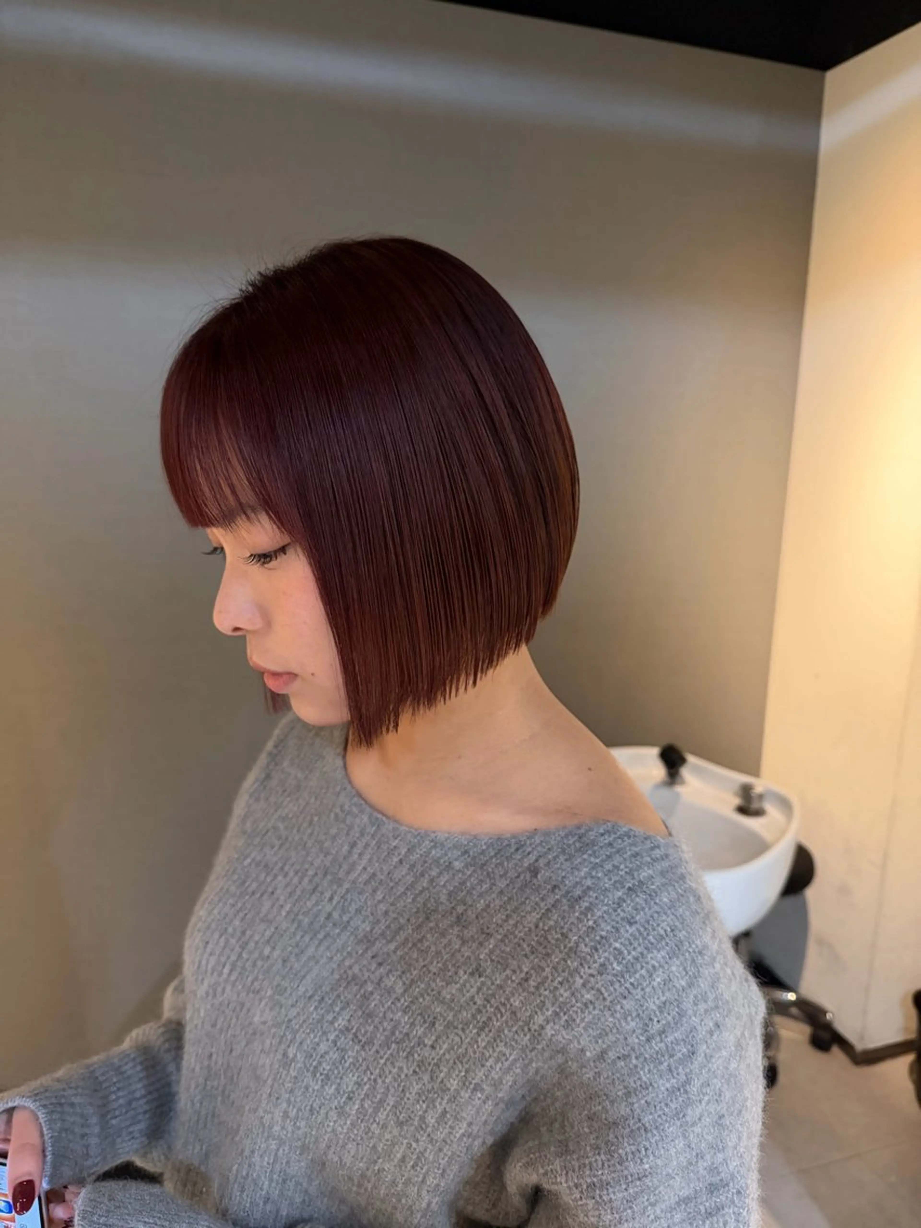 ミディアム ボブ レイヤー honoka🌀のヘアスタイル