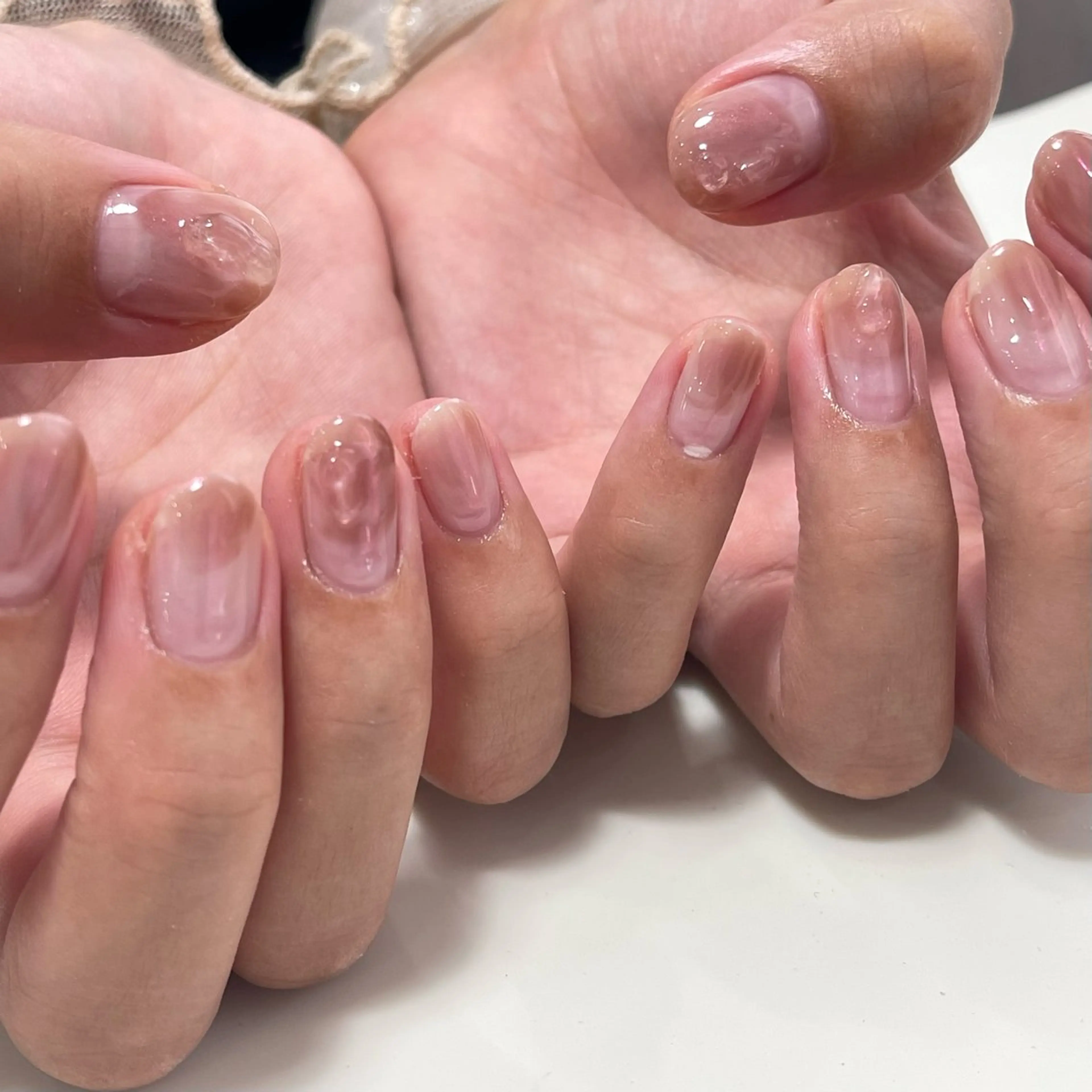 ネイル ニュアンスネイル HYODO Yのネイルデザイン