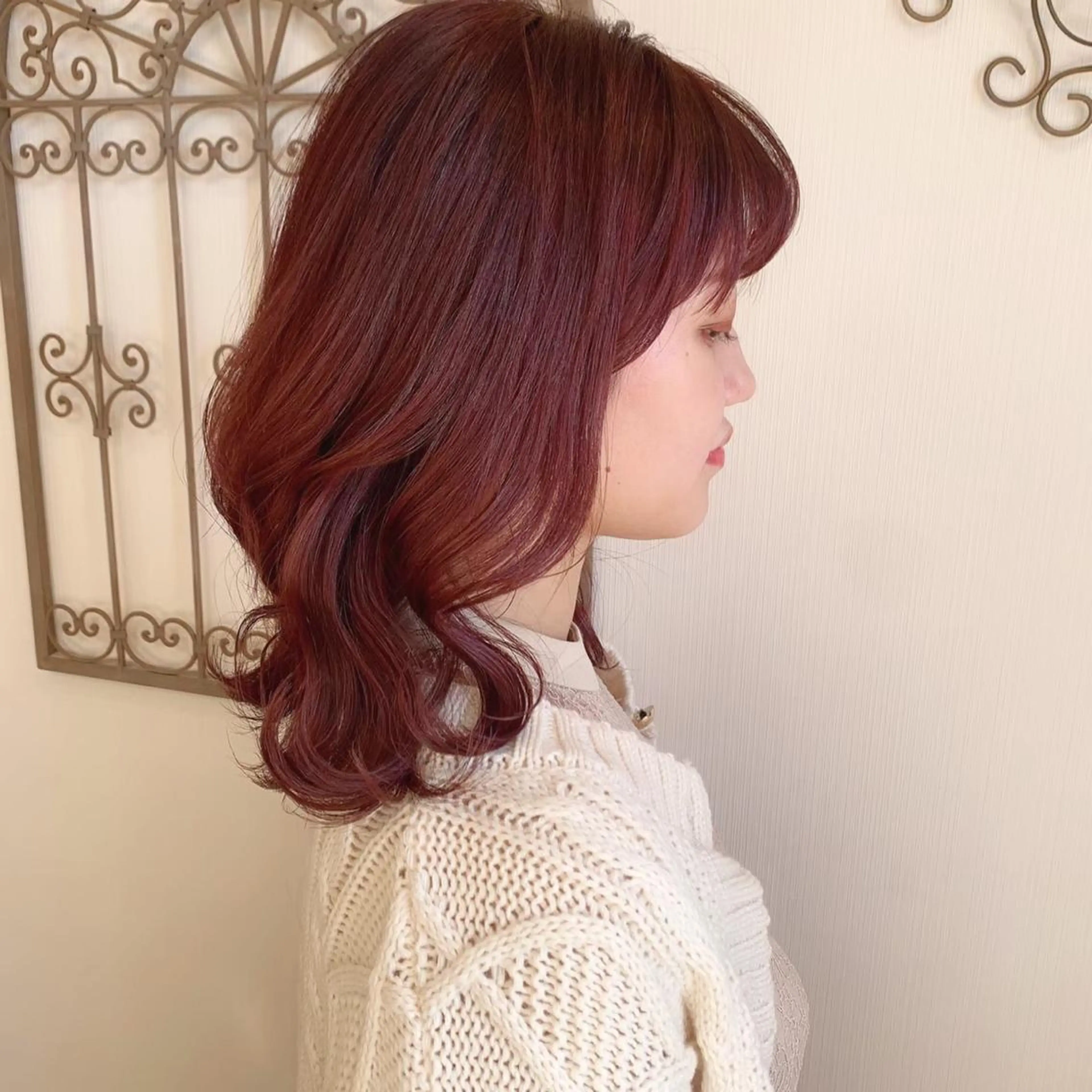 カラー 🩶韓国艶髪🇰🇷 下本夕綺のヘアスタイル