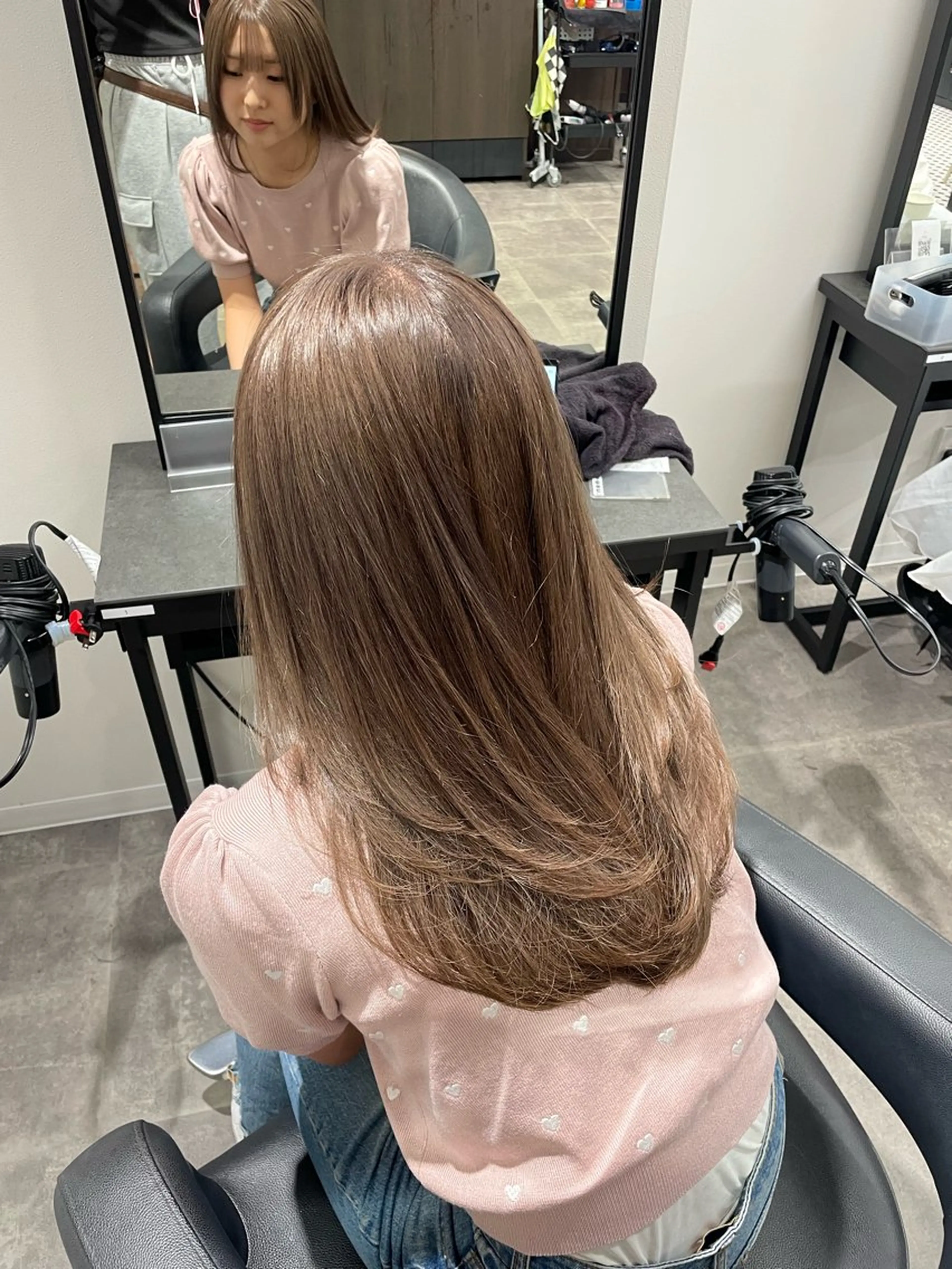 ロング カラー 🎀暖色/ラベンダー /paru🤍のヘアスタイル