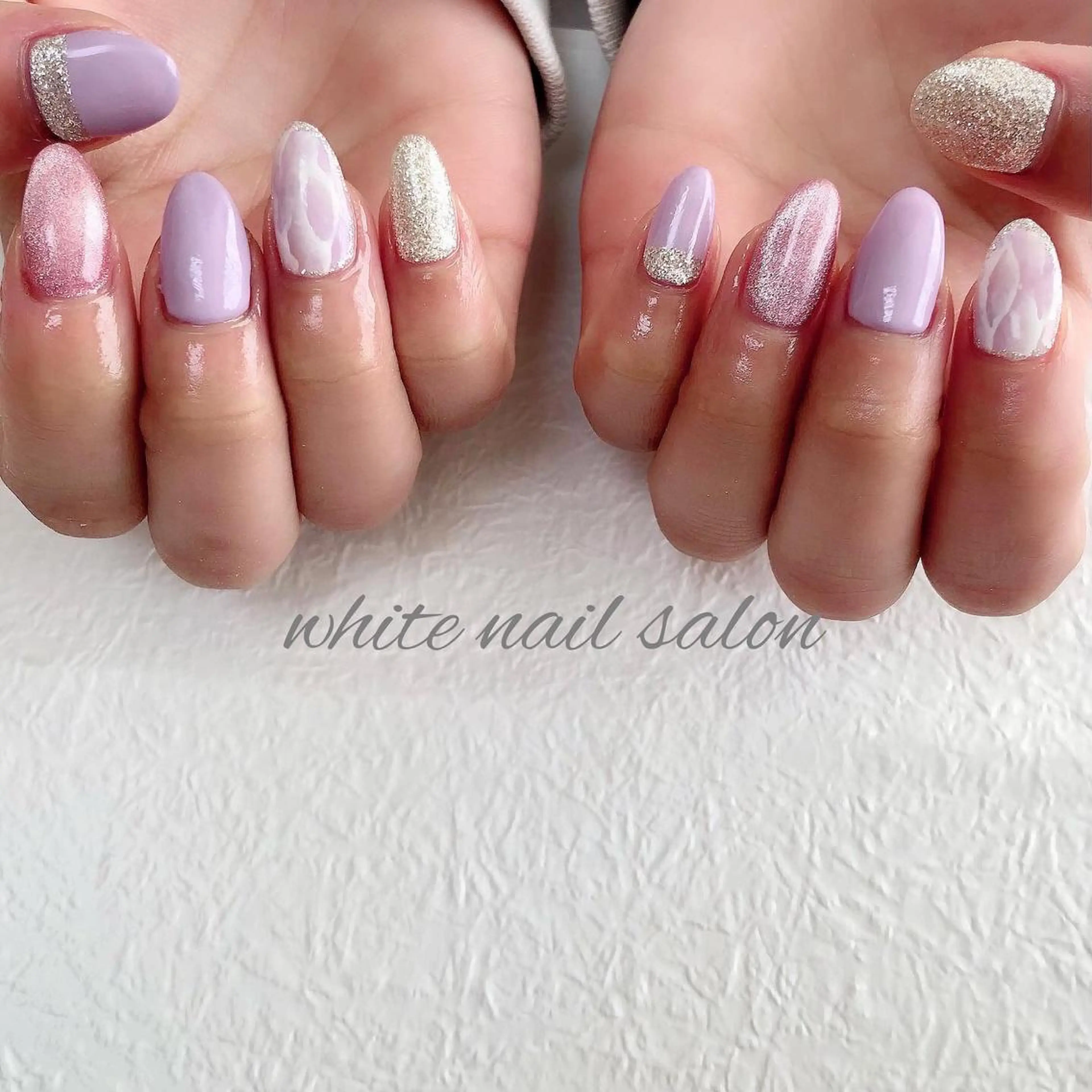 ネイル アートネイル ジェルネイル ハードジェル 持ち込み ソフトジェル ハンドネイル white nail salonのネイルデザイン