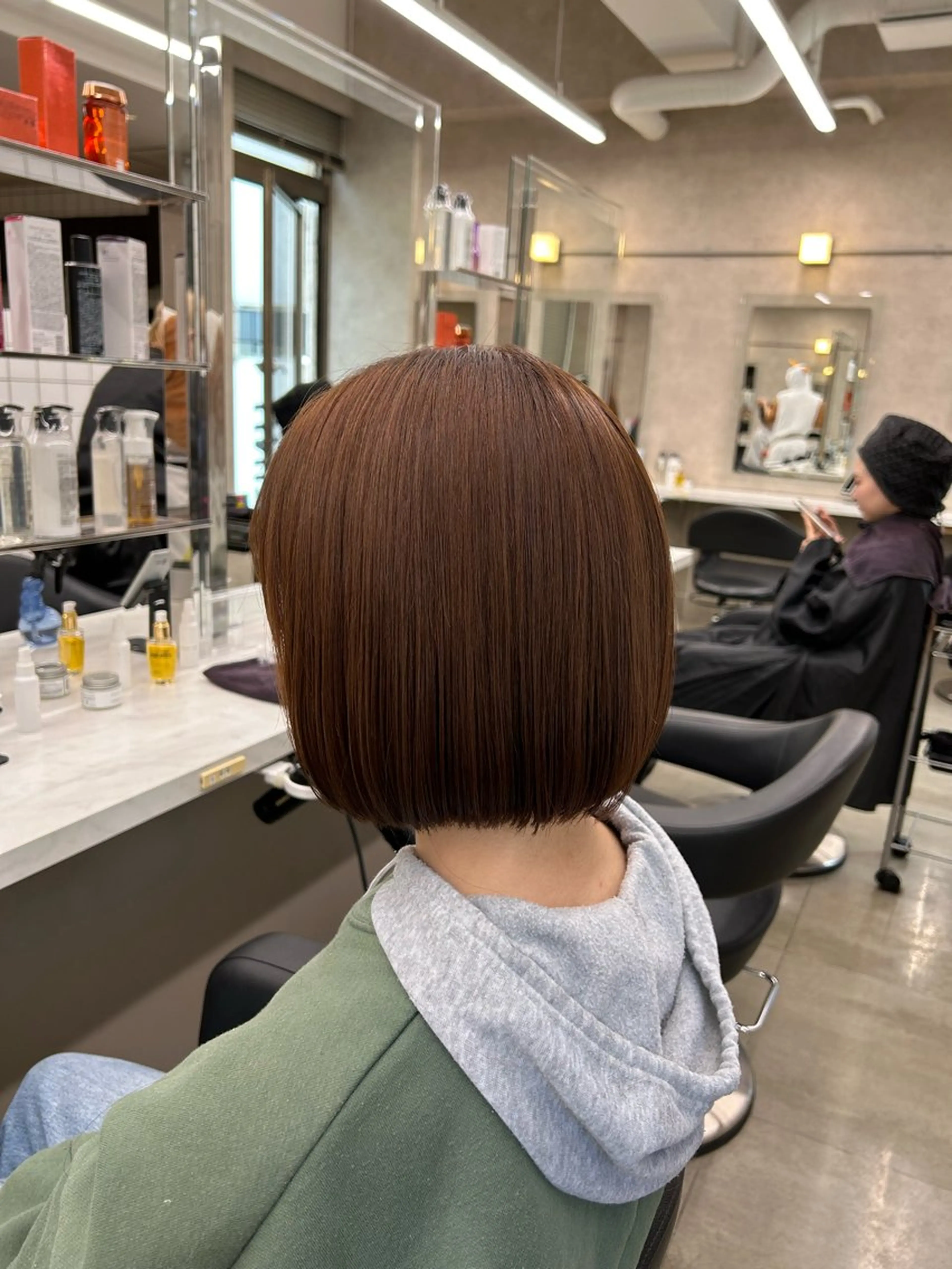 カラー 透明感ベージュ🤎 ナチュラルレイヤーのヘアスタイル