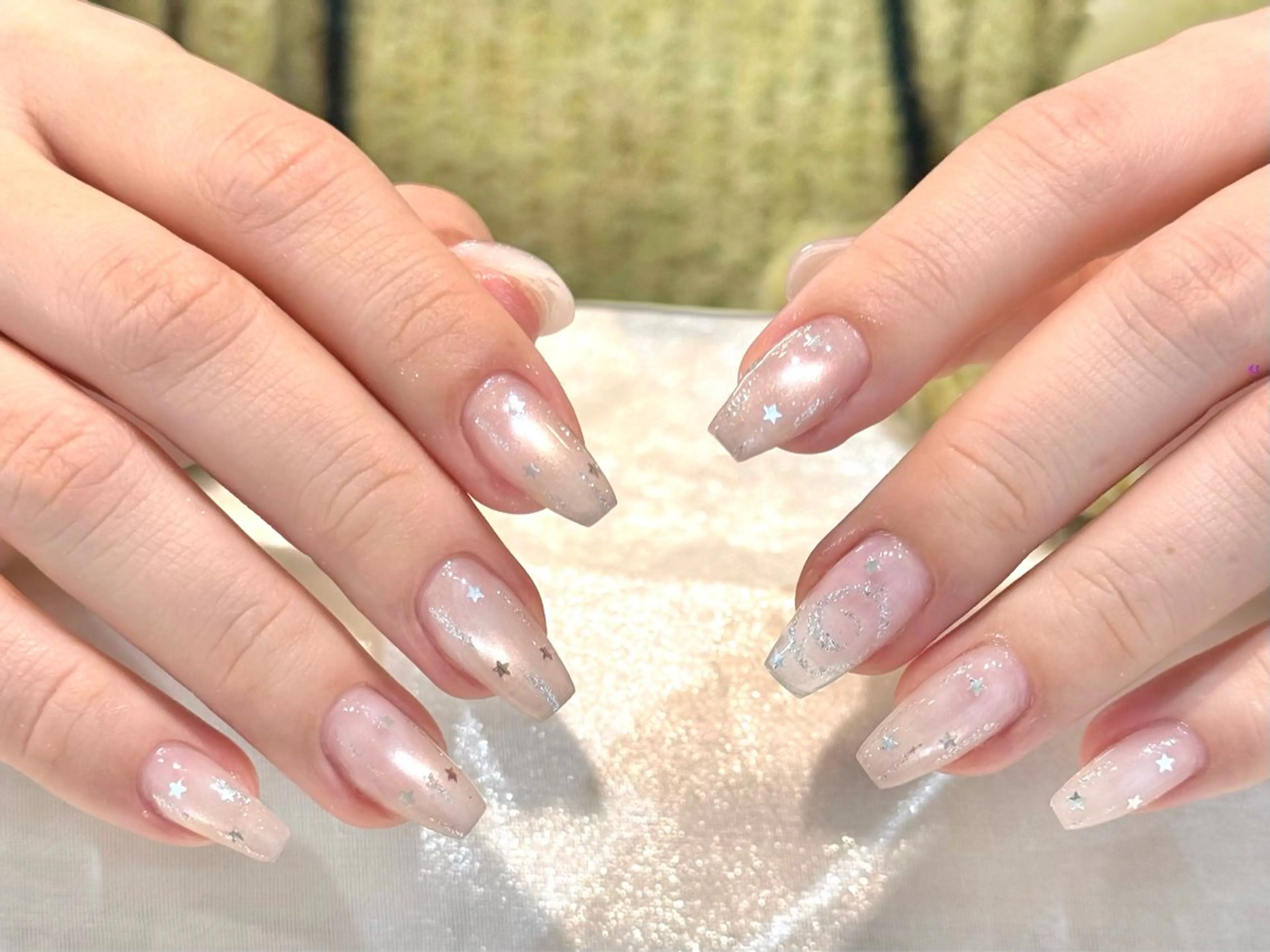 ネイル 長さ出し シンプルネイル CHERIR NAILSALONのネイルデザイン