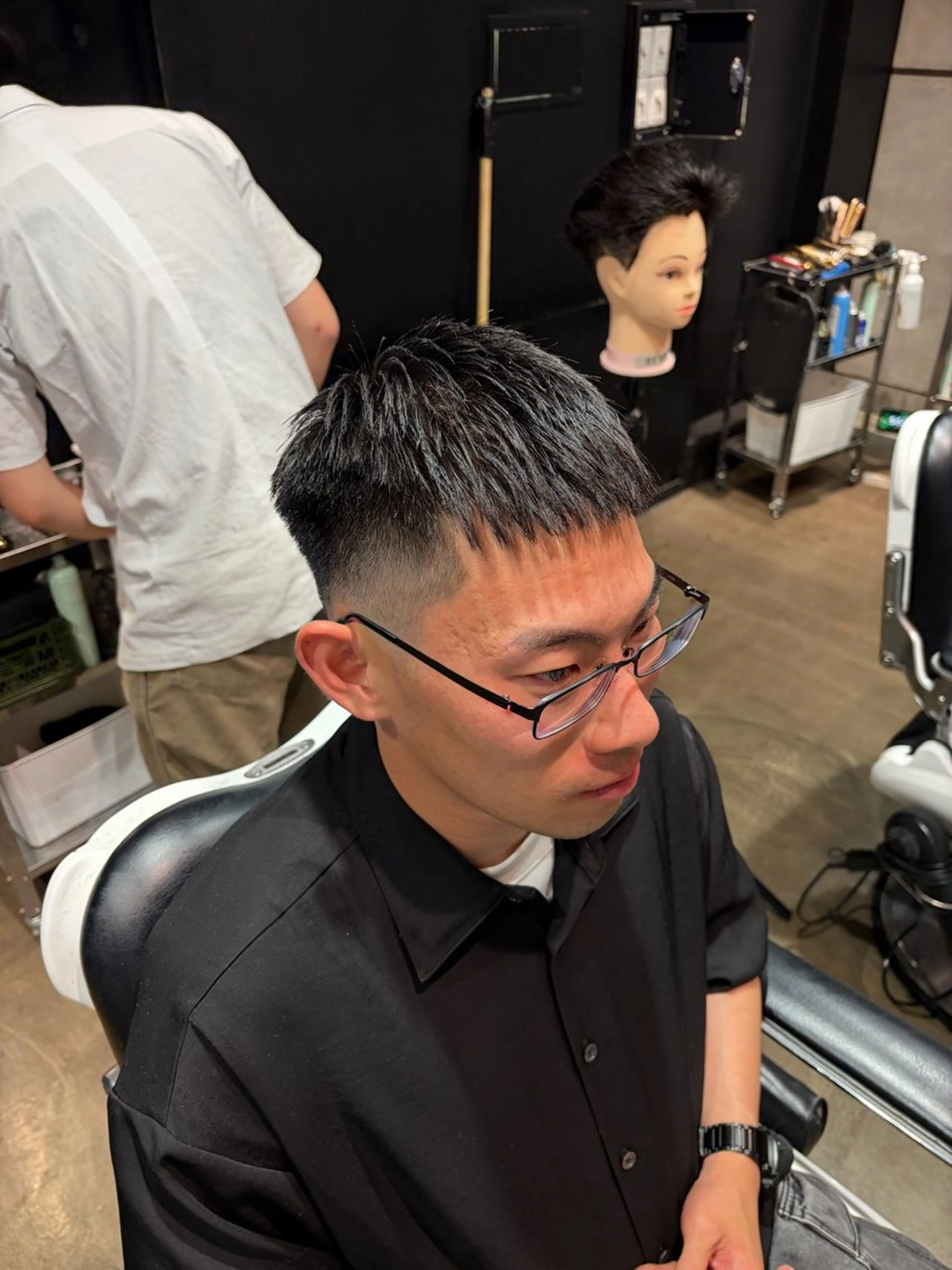 ショート メンズ 岩本 文太のヘアスタイル