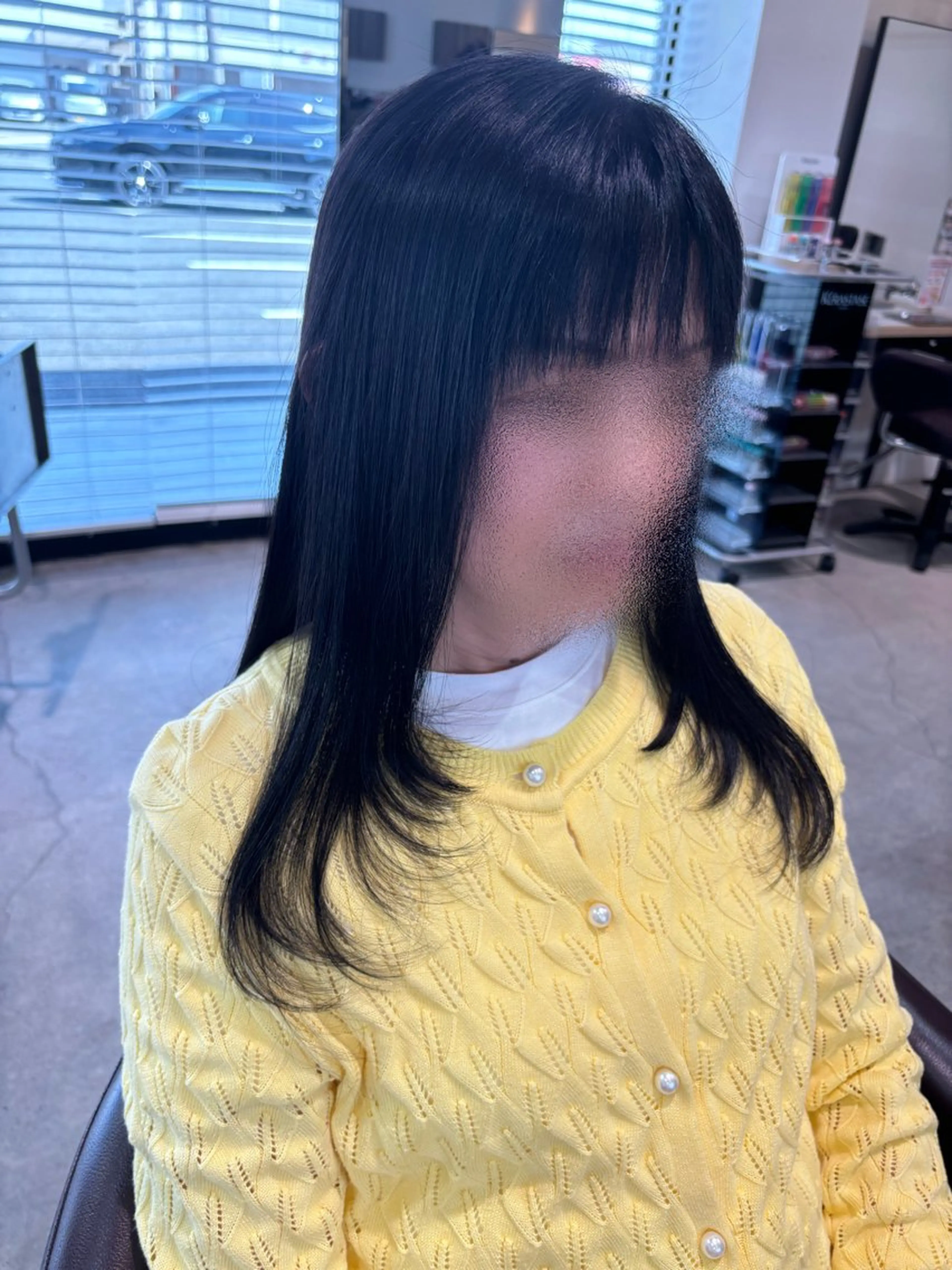 ロング GRANDEUR/似 合わせ/ケラスターゼのヘアスタイル