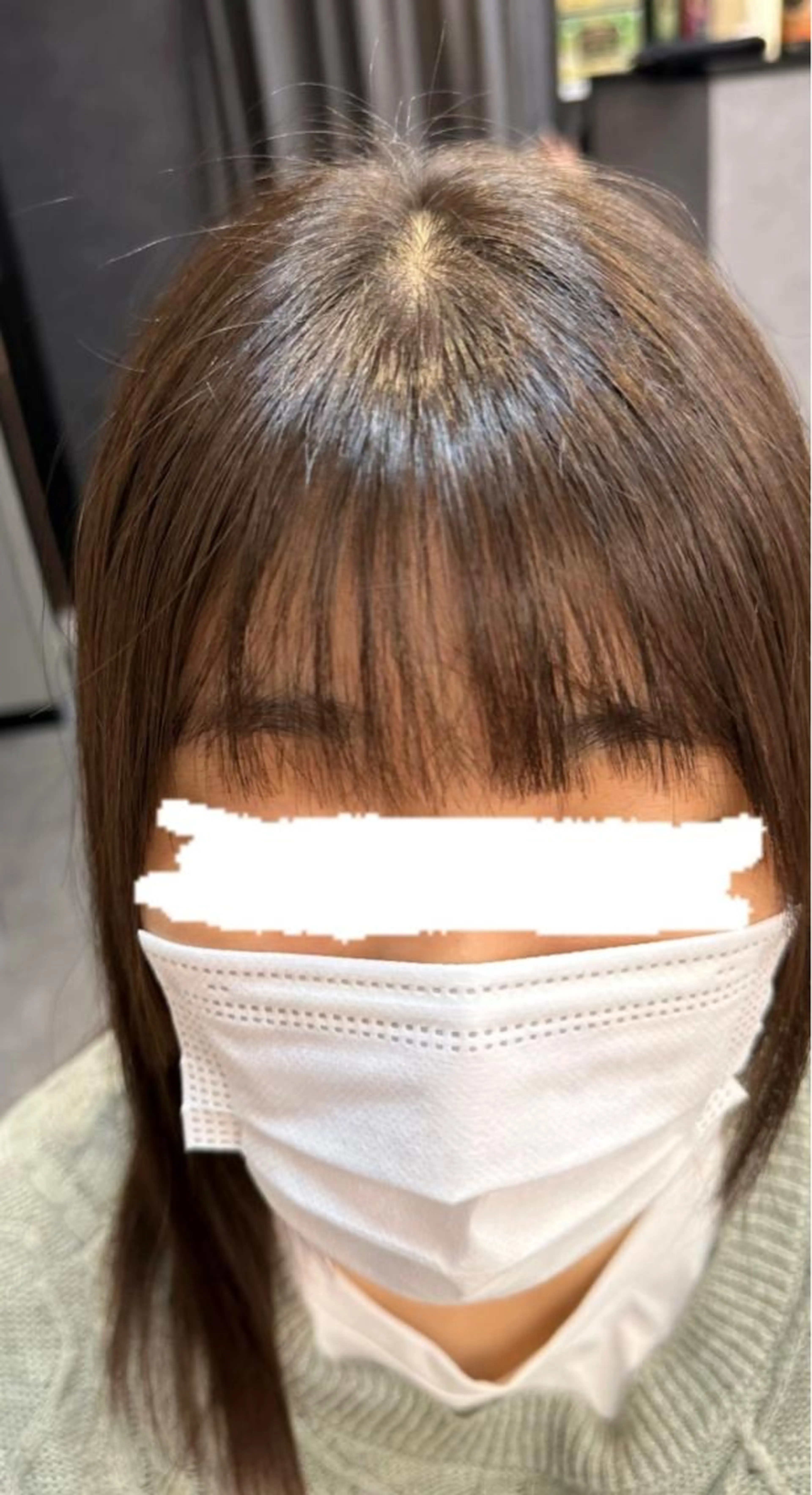 もう前髪に悩まない❣️ 縮毛矯正(顔周りのみ)+前髪カット✂︎ カット無しでもOKです🙆♂️の写真