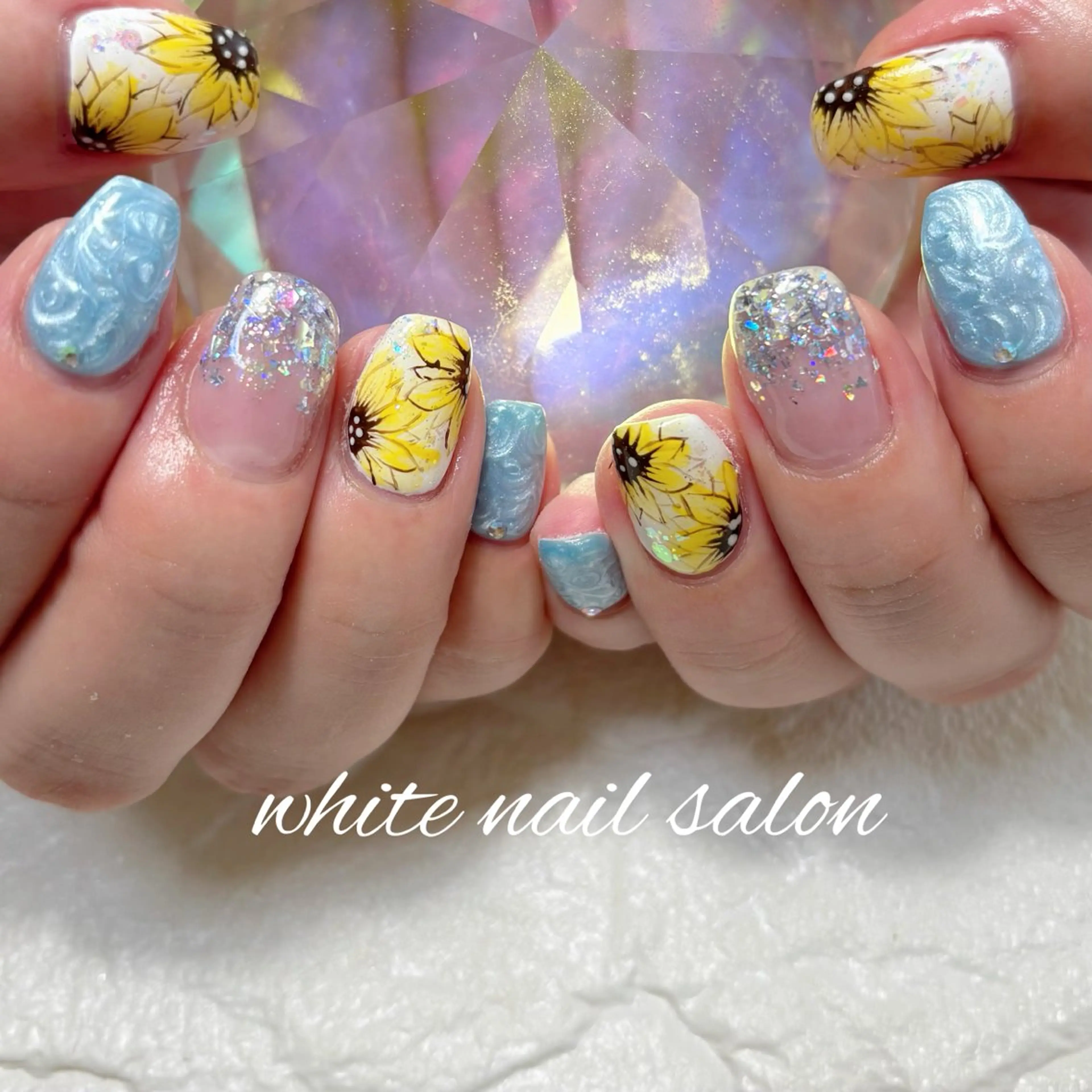 ネイル フットネイル ハンドネイル white nail salonのネイルデザイン