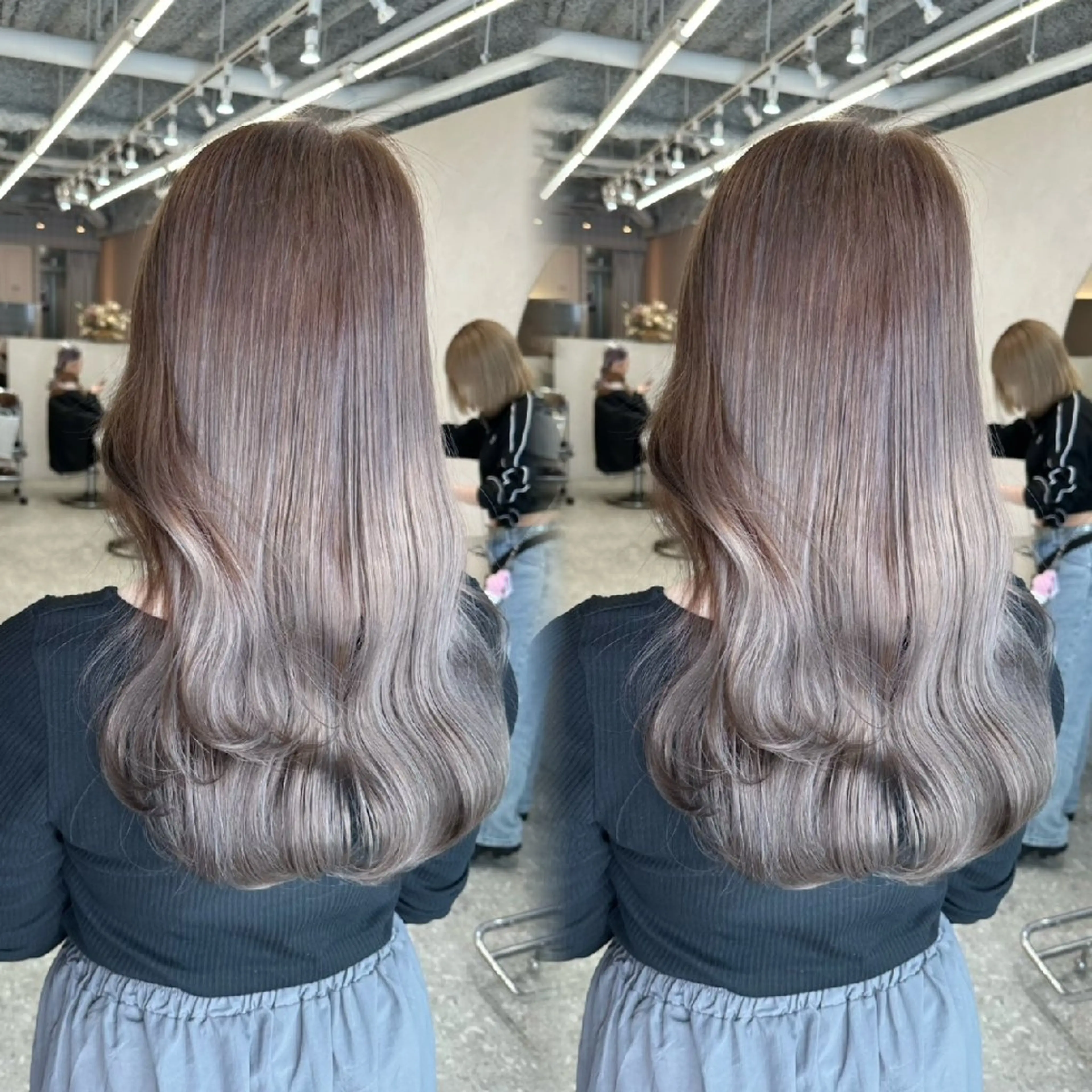 💞韓国風カット＋艶カラー＋2stepトリートメント💞の写真