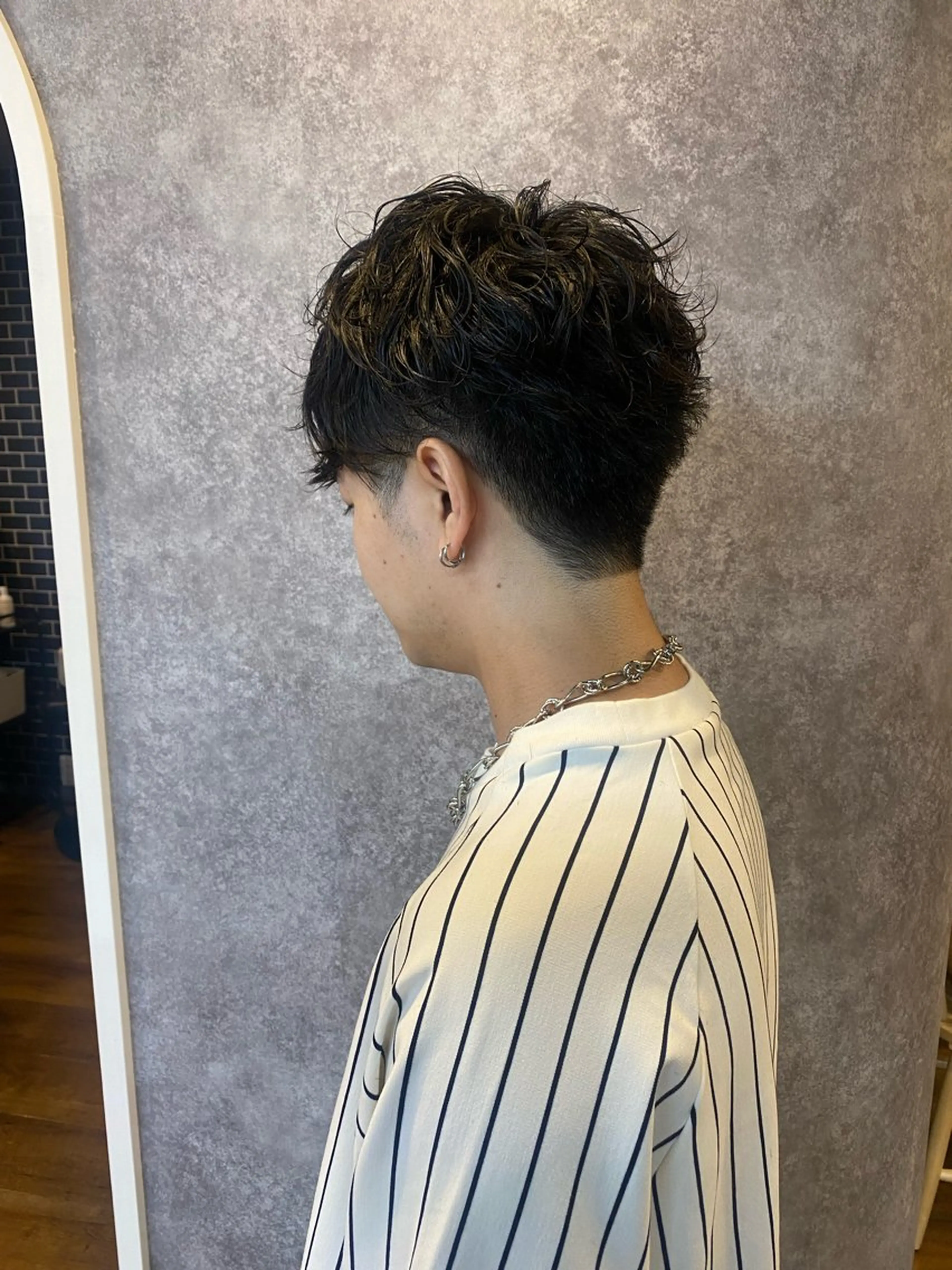 ショート カット パーマ 4/13午前中 🈳◎ 川緑　一吹のヘアスタイル