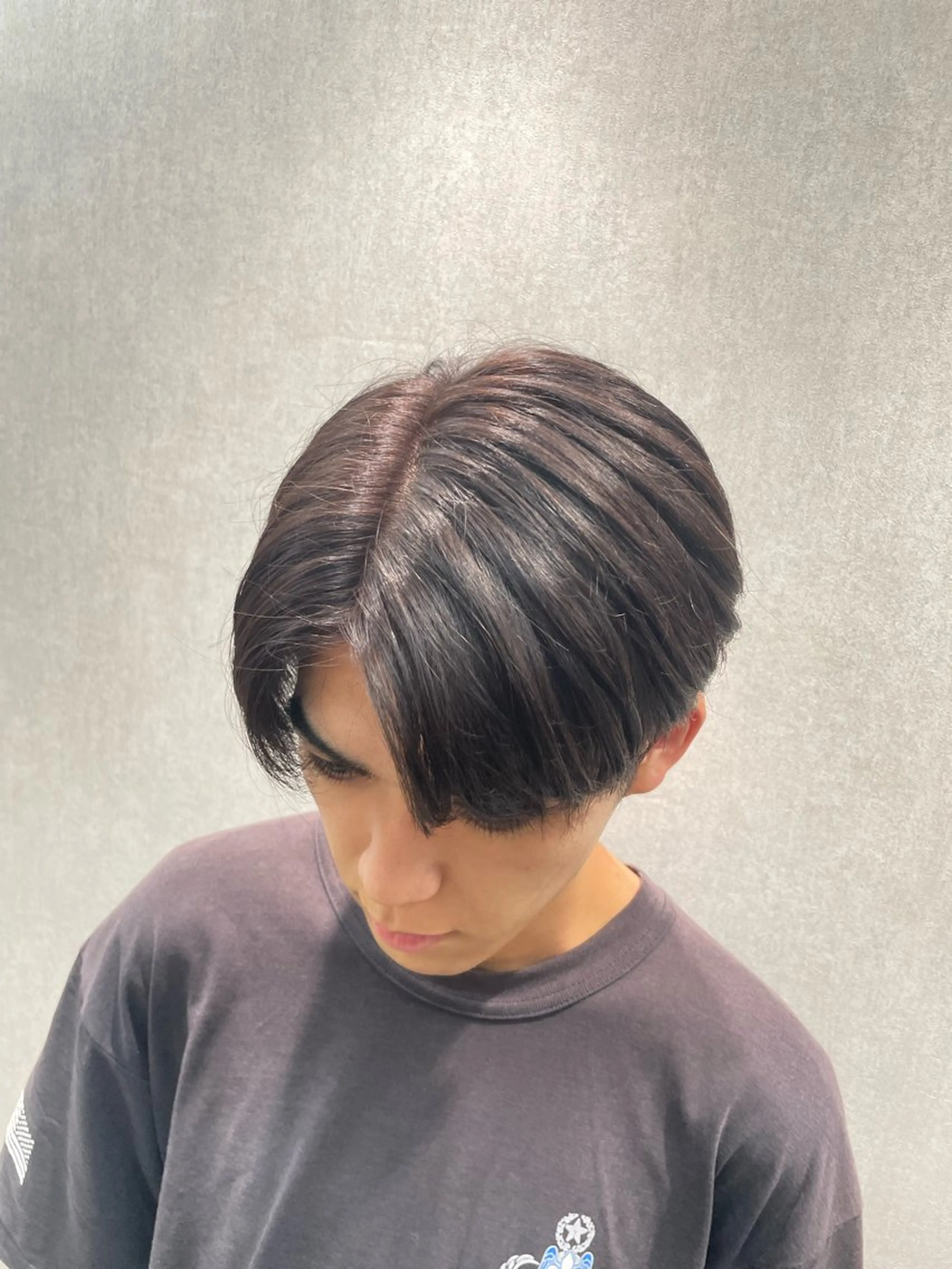 メンズ ヘアカラー ブレンバイドット所属・ニュアンスカラー/ 🫧レミ(坊主)のヘアスタイル