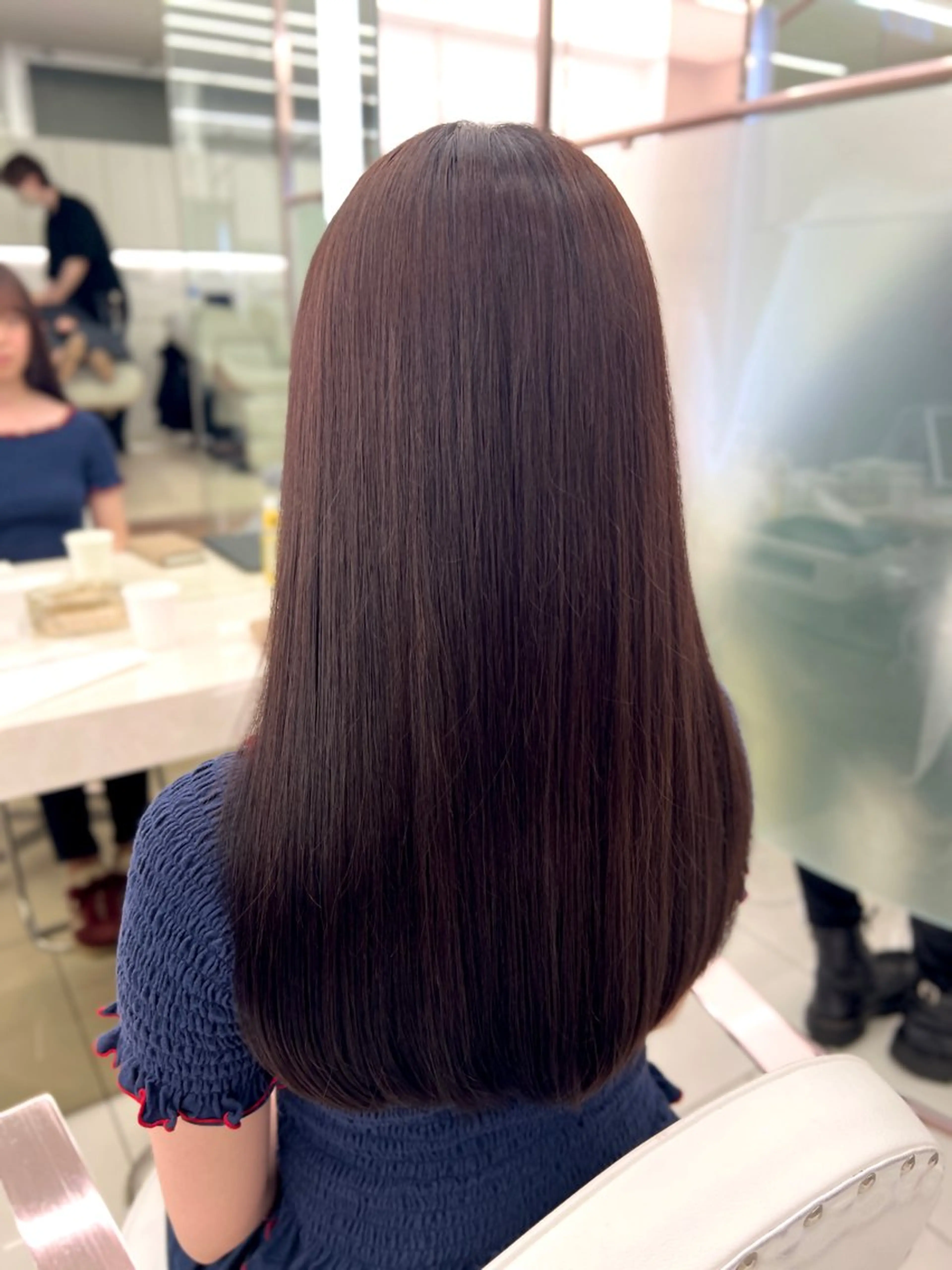 ロング カラー ヘアカラー 縮毛矯正 COA GINZA / しずくのヘアスタイル