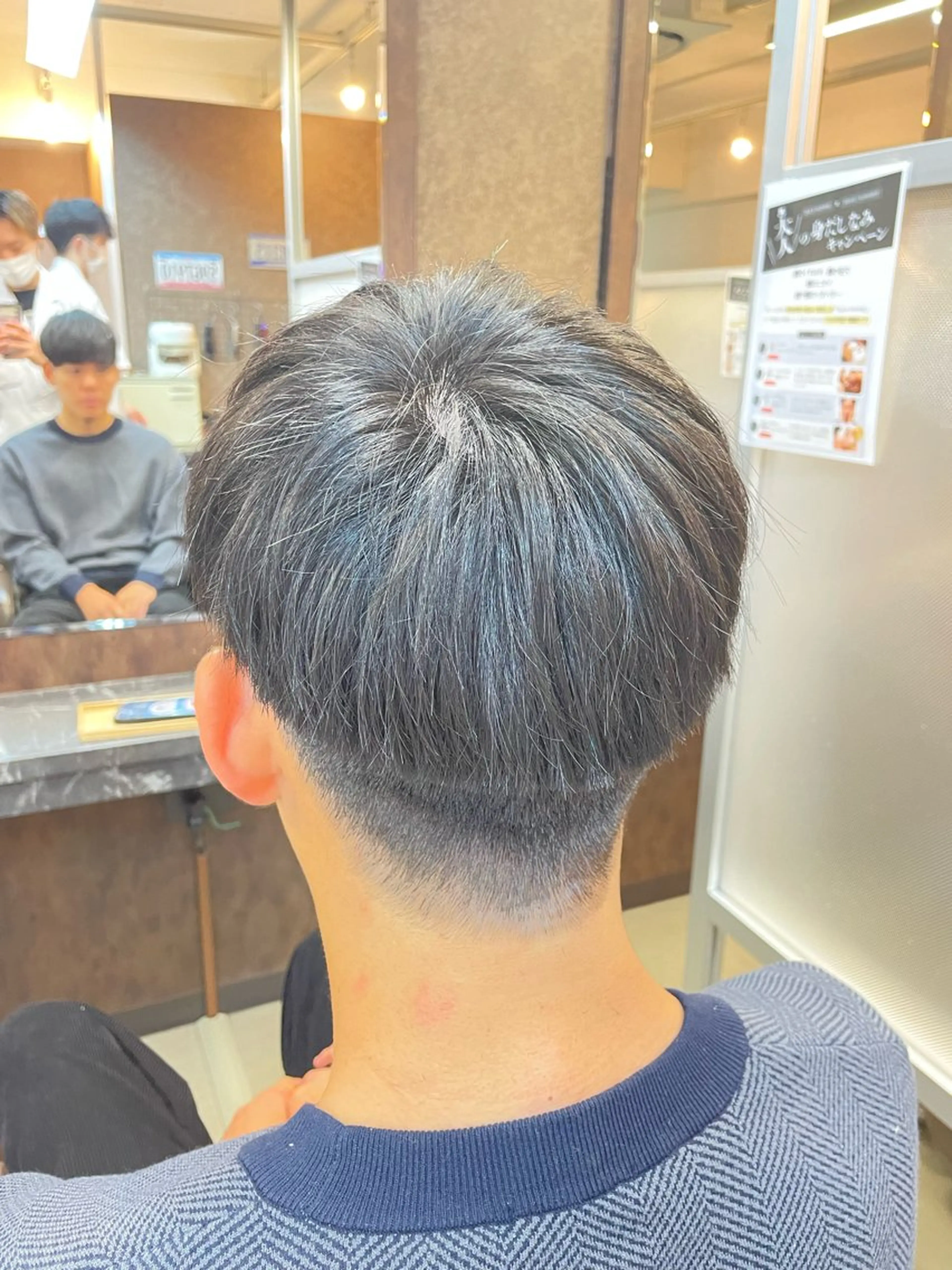 ショート メンズ メンズパーマ特化 カバヤマ　リョウのヘアスタイル
