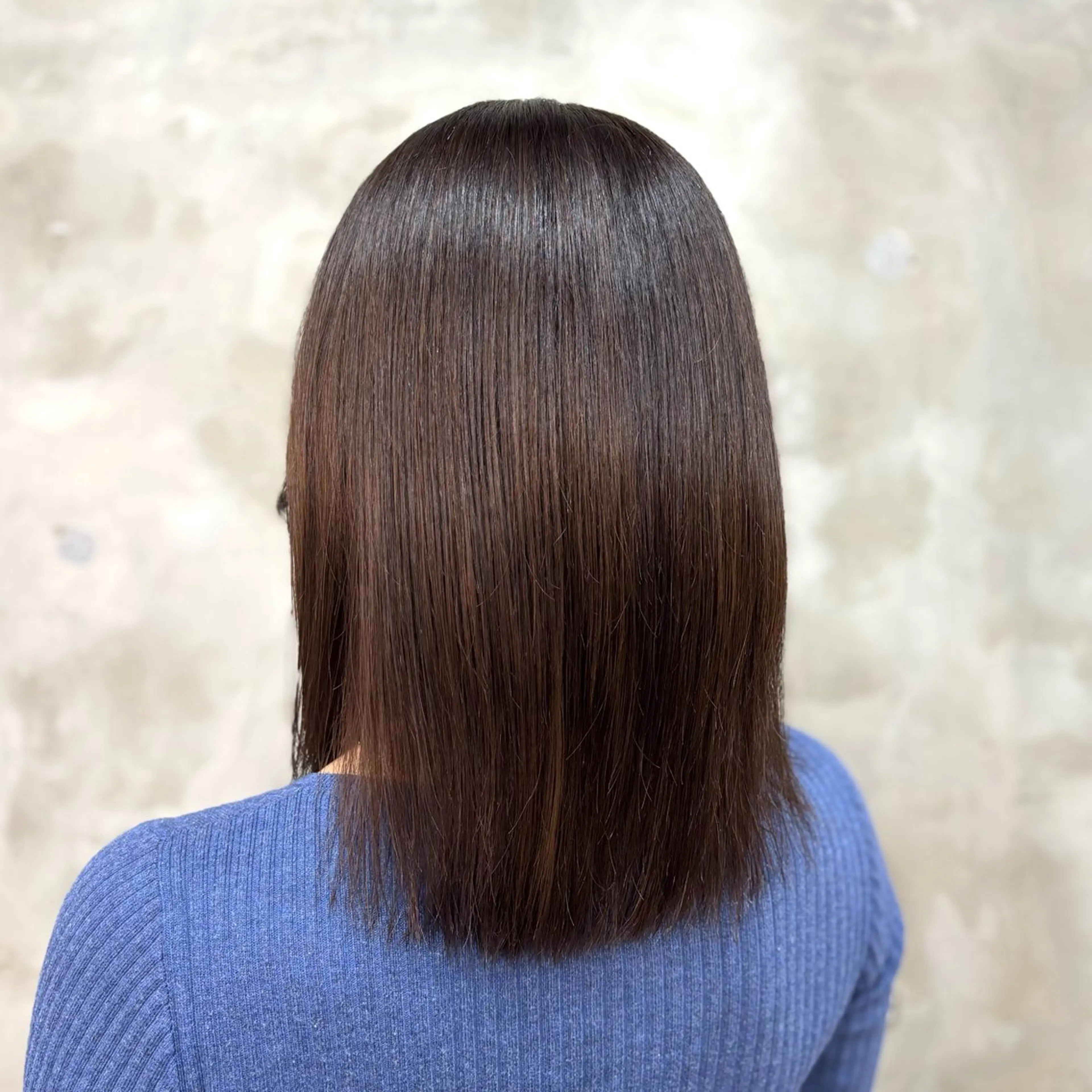 ミディアム カラー ヘアカラー トリートメント 艶髪‎カラー🤍 RIKAのヘアスタイル
