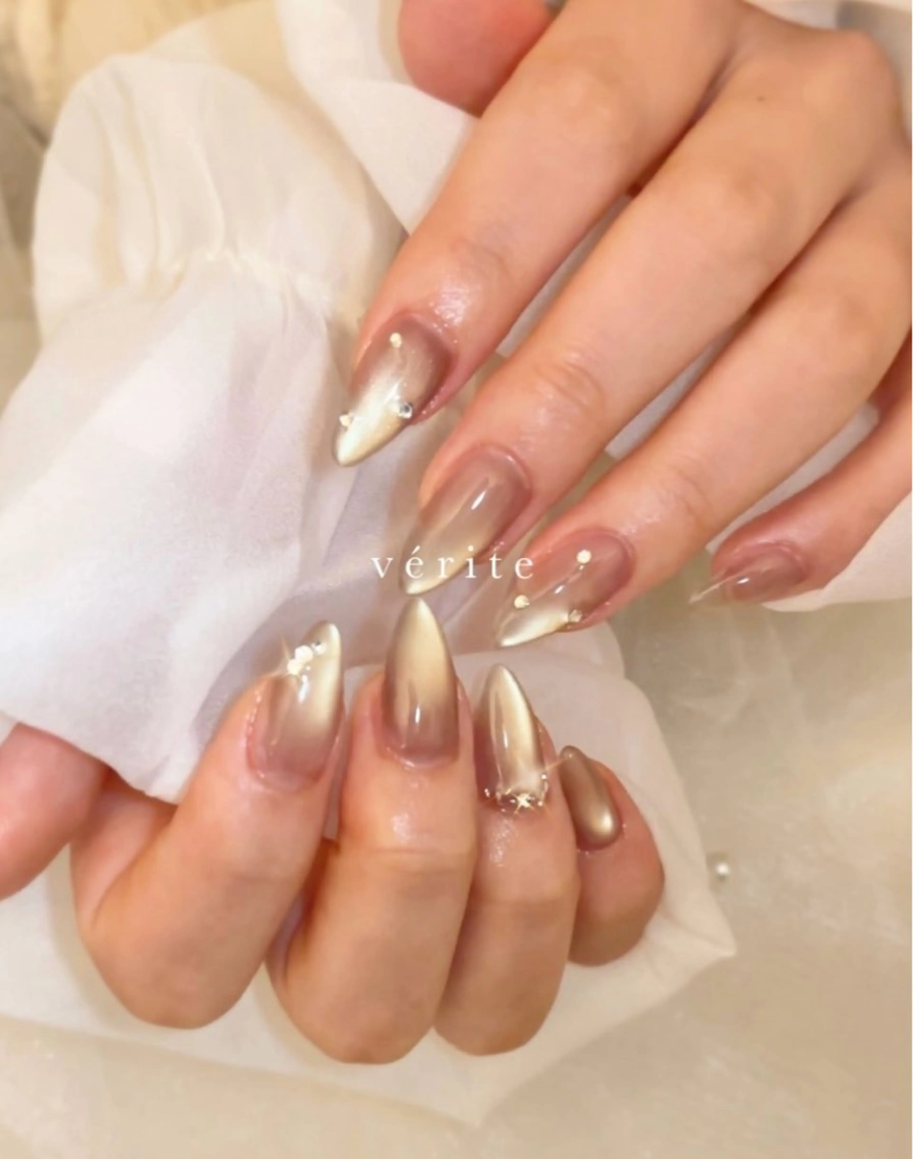 ネイル ハンドネイル vérite nailのネイルデザイン