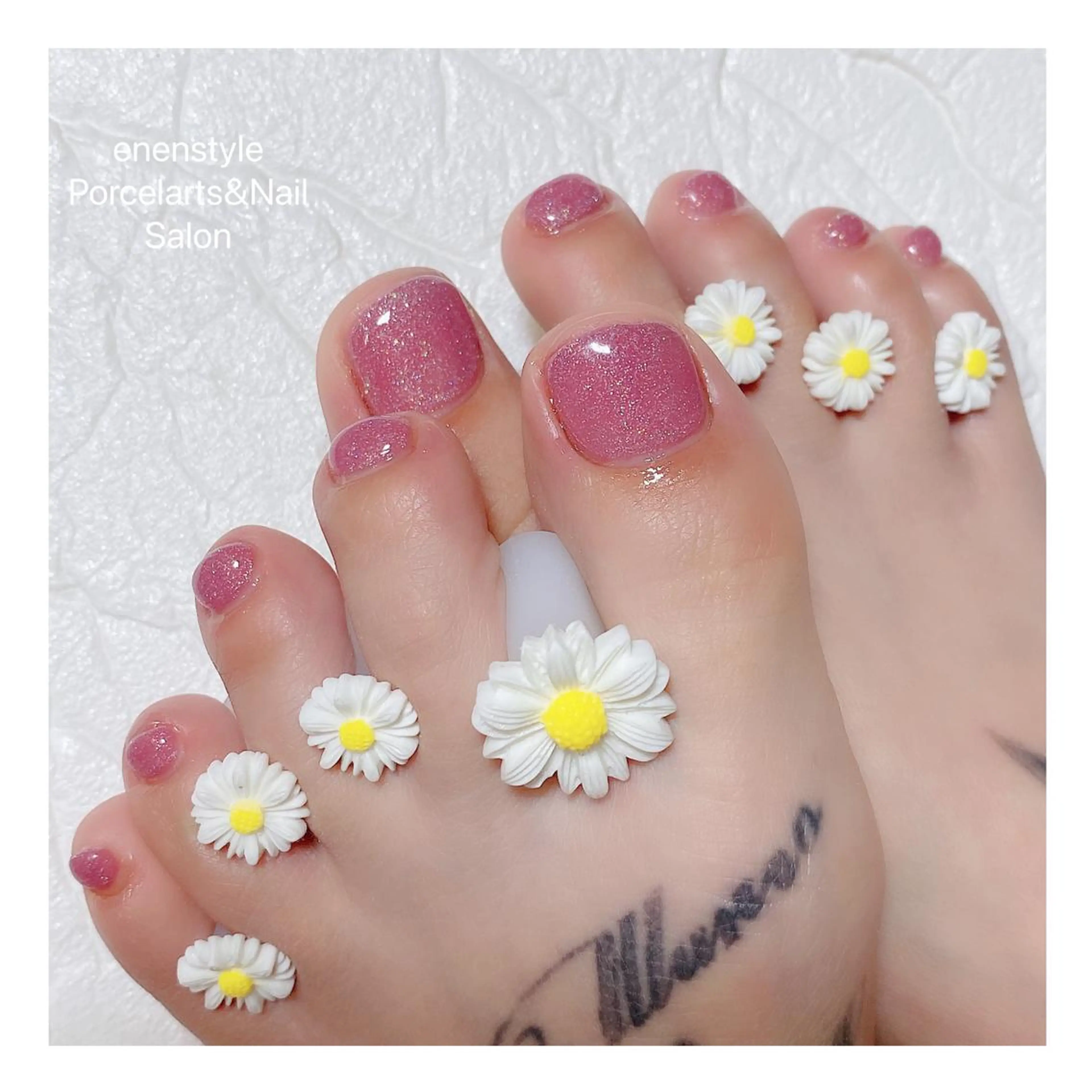 ショート ネイル ハンドネイル フットネイル 👑enen style👑のネイルデザイン