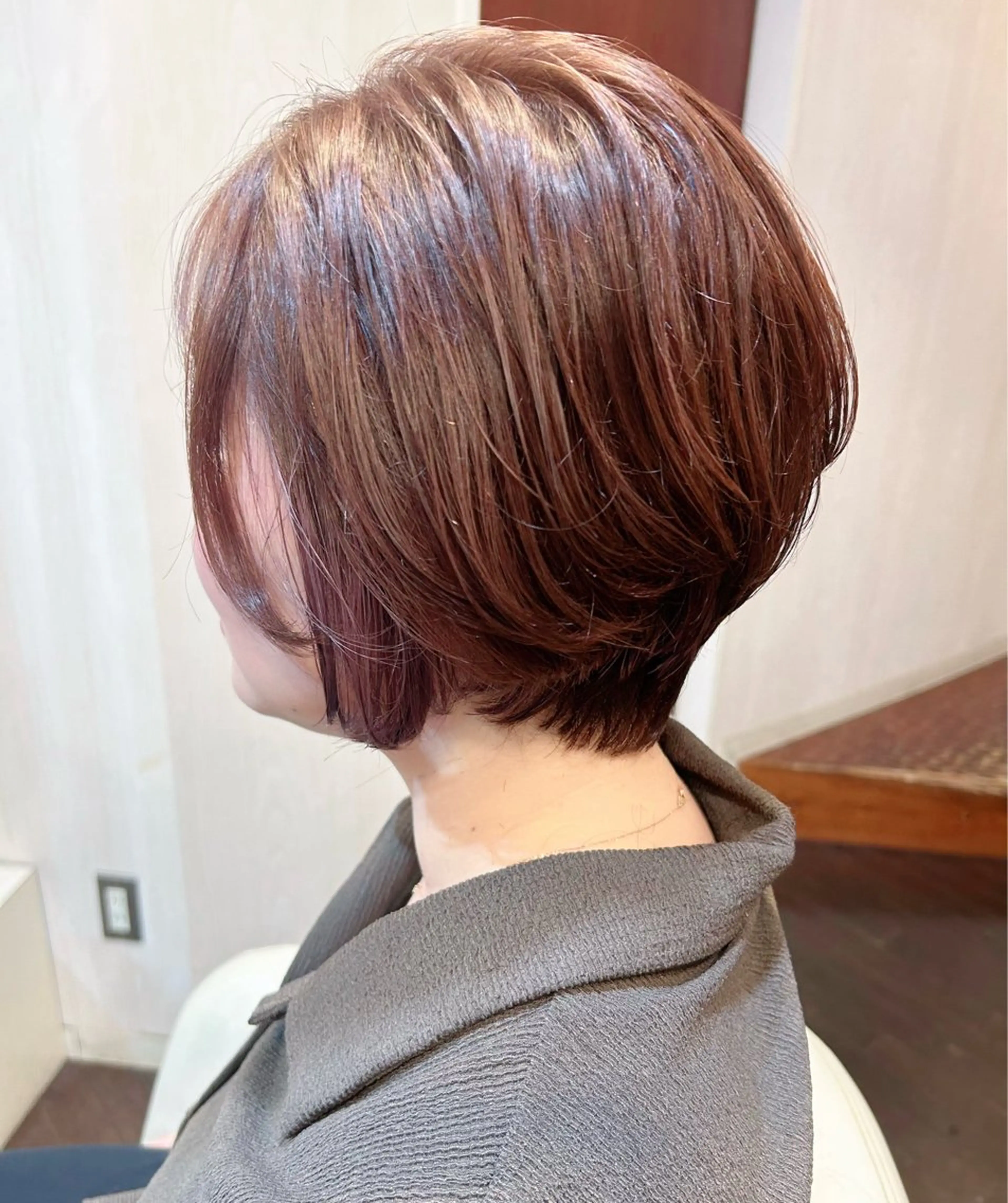 ショート 顔周りカット カット ヘアカラー トリートメント 野村 泰平のヘアスタイル