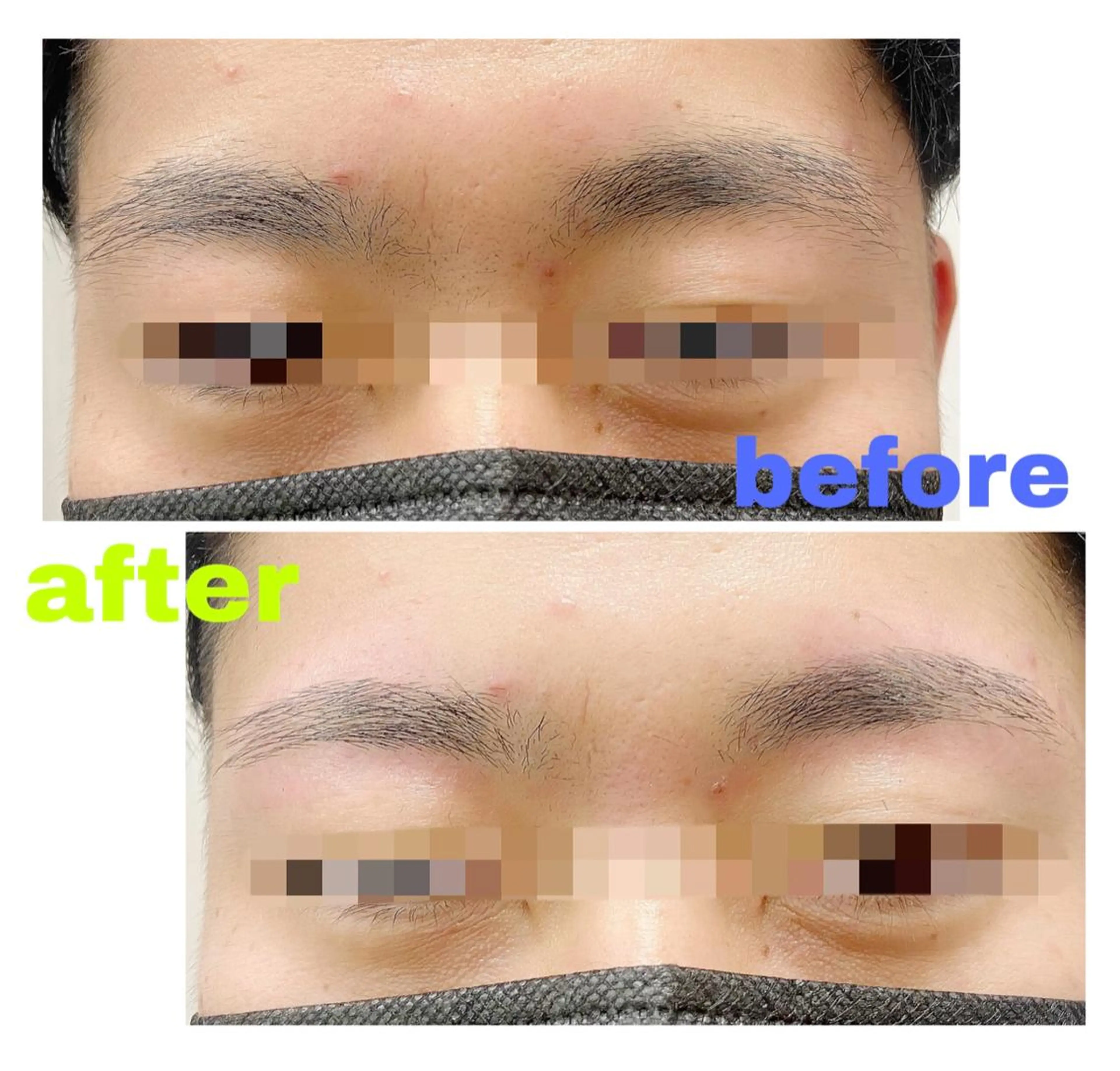 アイブロウ ワックス脱毛 眉カット hikari 🌻*.ﾟのマツエク・マツパデザイン