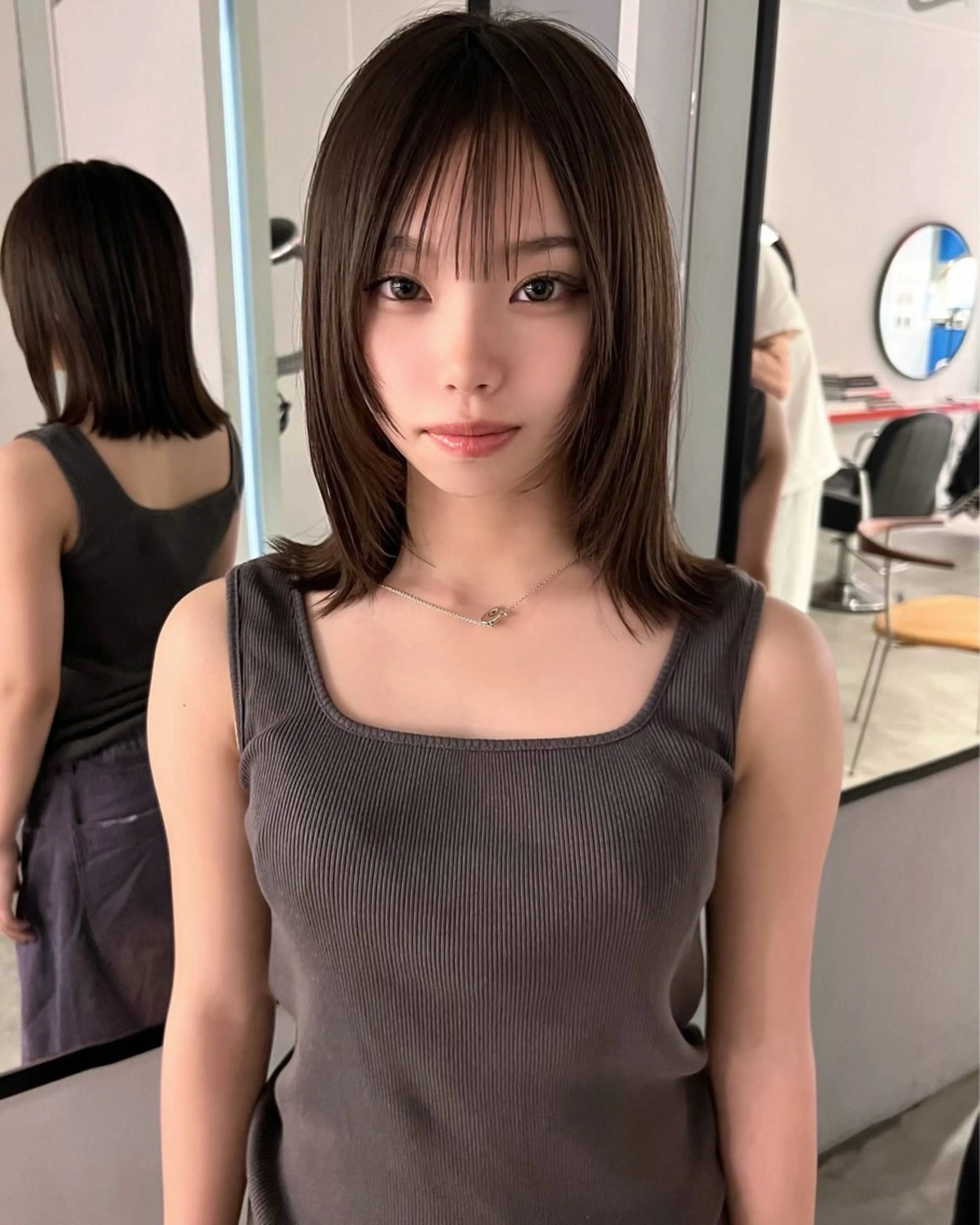 ミディアム ミディアムレイヤー レイヤーカット 丹治 一輝ボブ/ショートのヘアスタイル