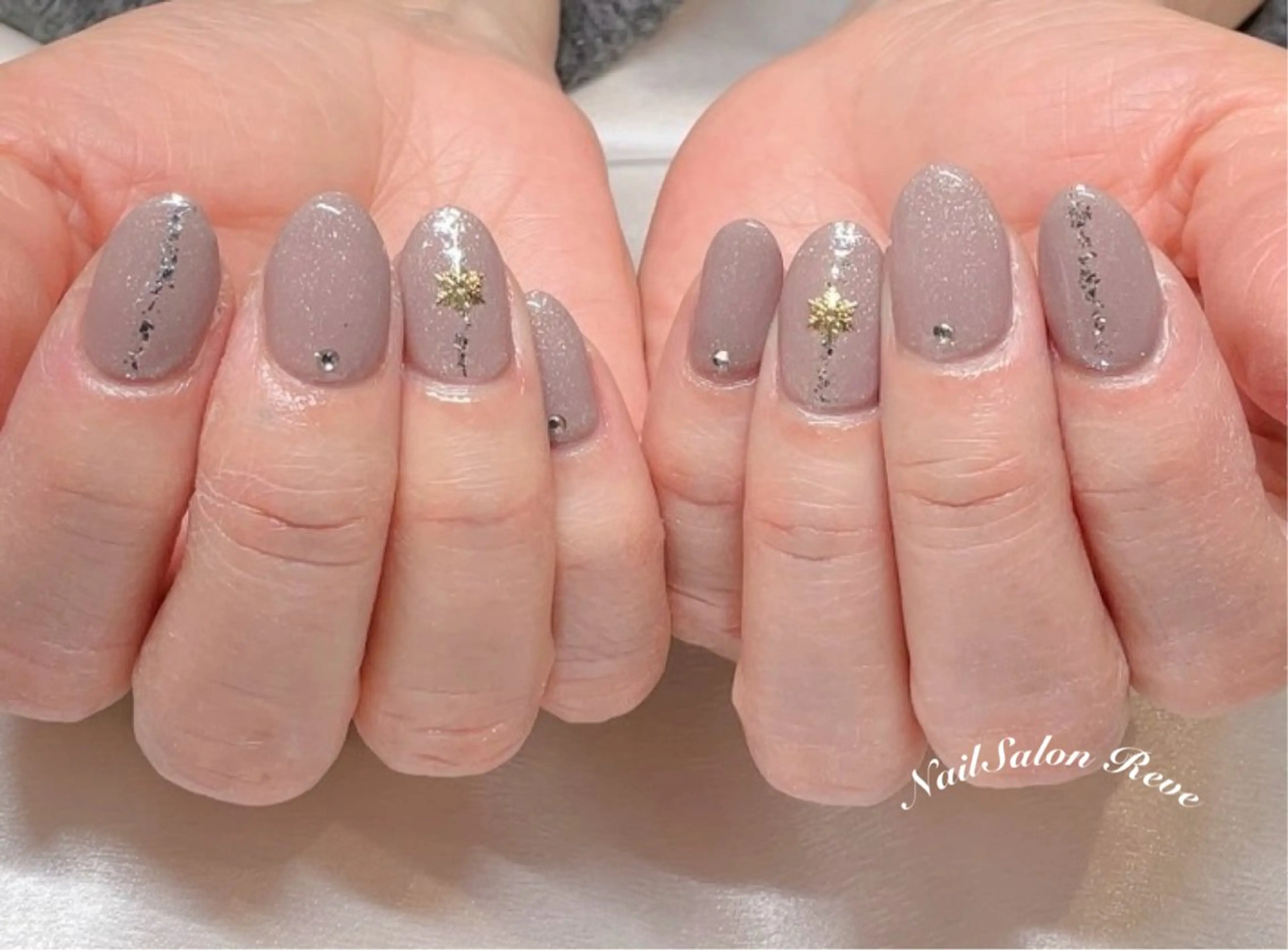 ネイル 冬ネイル ハンドネイル NailSalon Reveのネイルデザイン