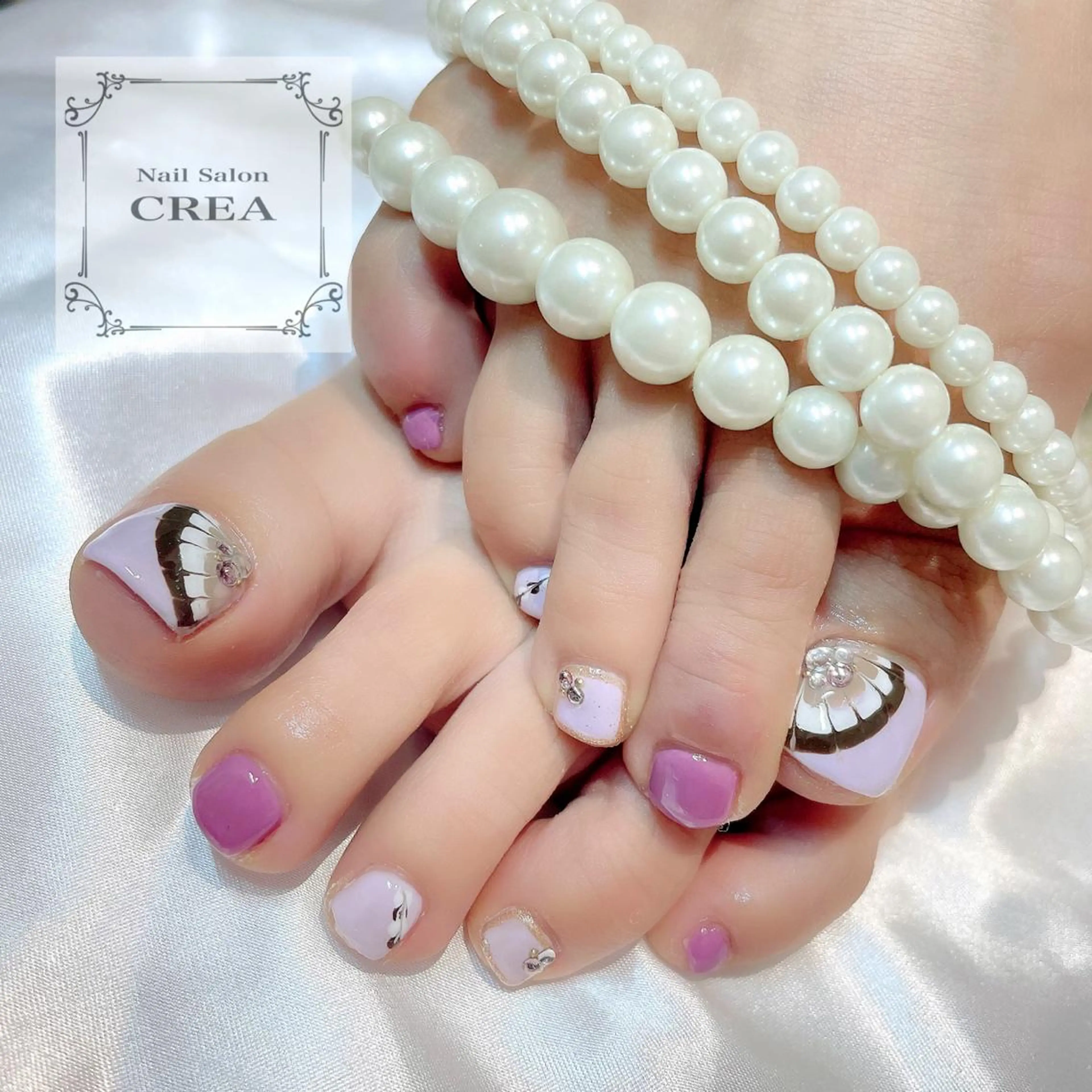 ネイル フットネイル NailSalon CREAのネイルデザイン