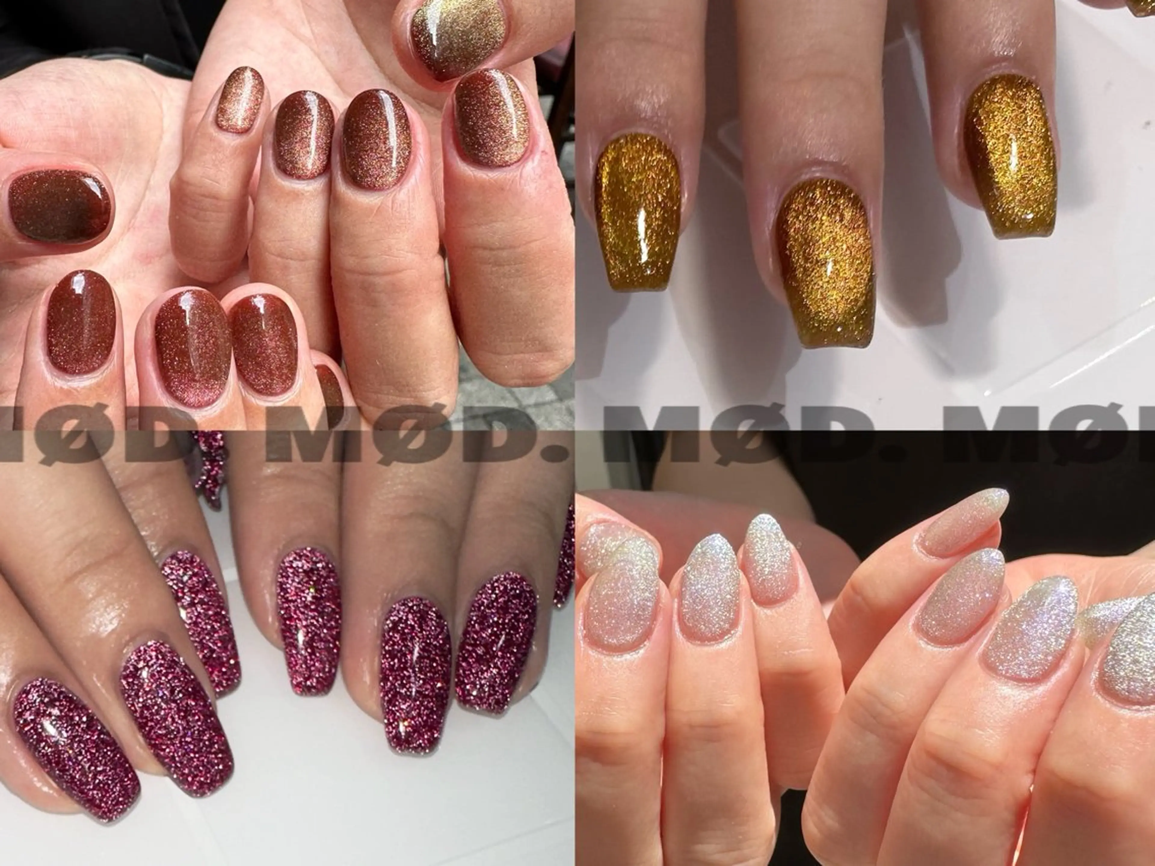 ネイル フラッシュネイル マグネットネイル ワンカラーネイル ハンドネイル nail studio MØD.所属・nailstudio MØD.のネイルデザイン