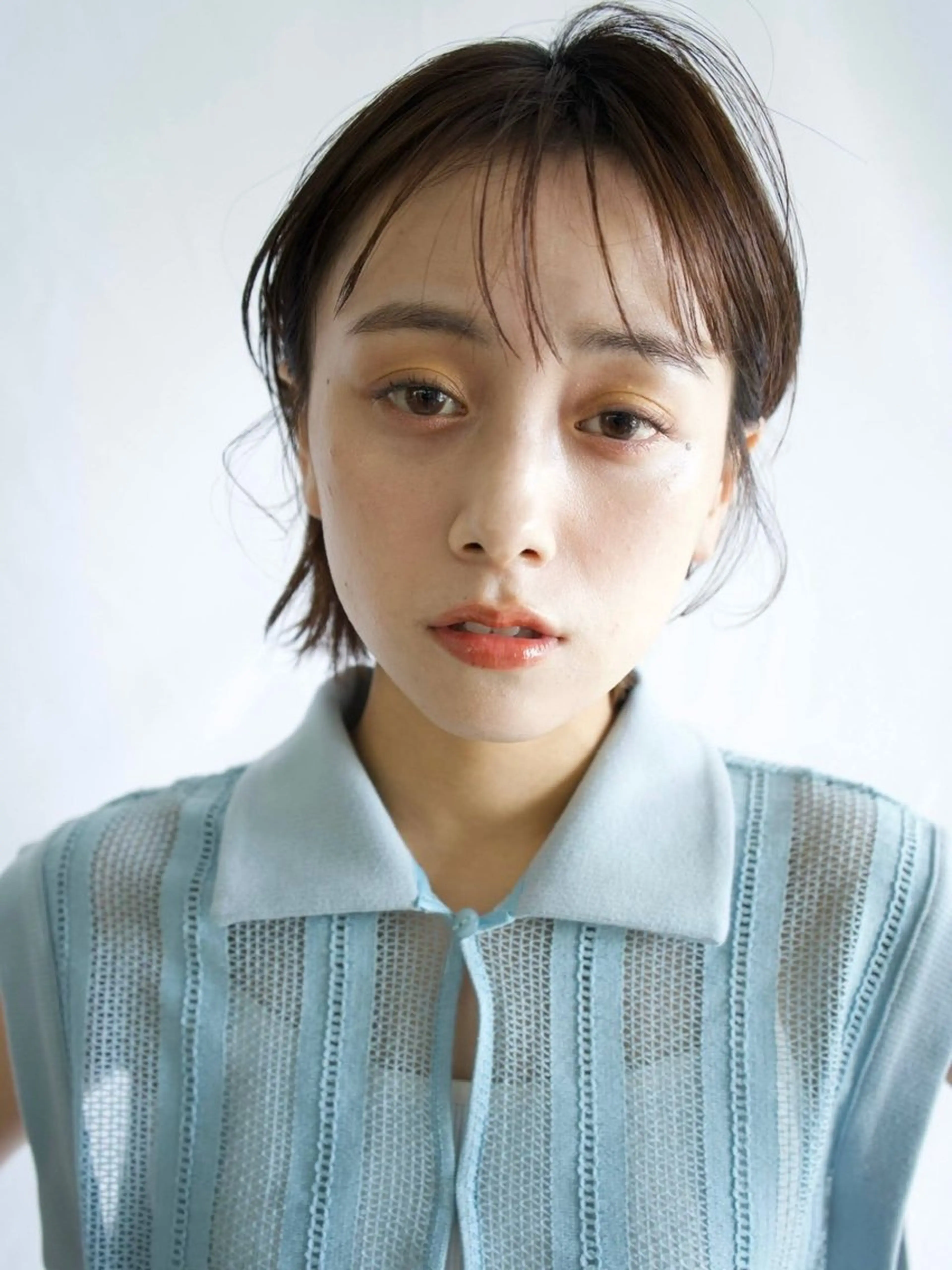 ミディアム カット パーマ 透明感カラー/似合わ せカット/大島実加永のヘアスタイル