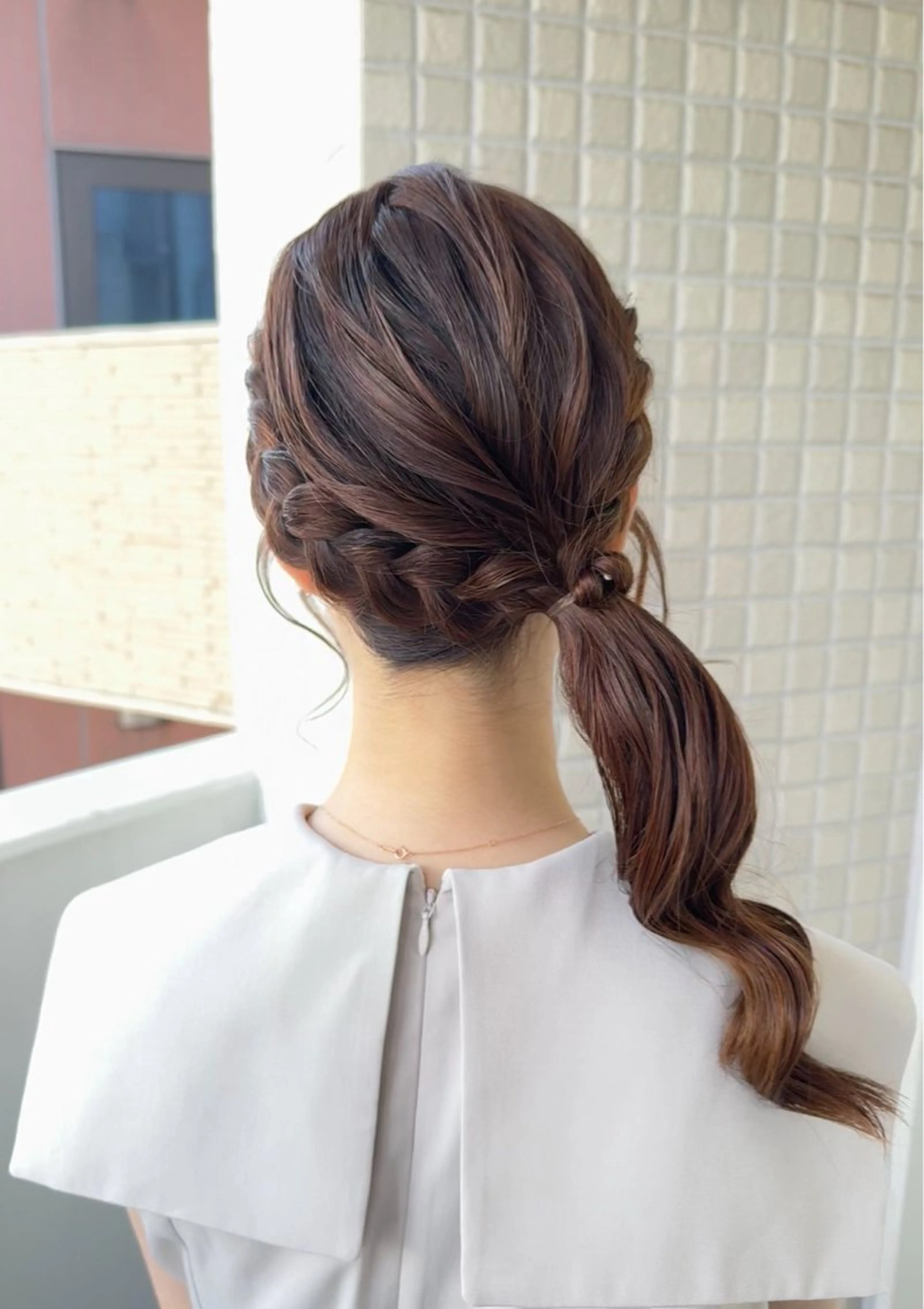 ロング ヘアアレンジ ヘアセット 縮毛矯正/エクステ ヘアアレンジ/ひふみのヘアスタイル