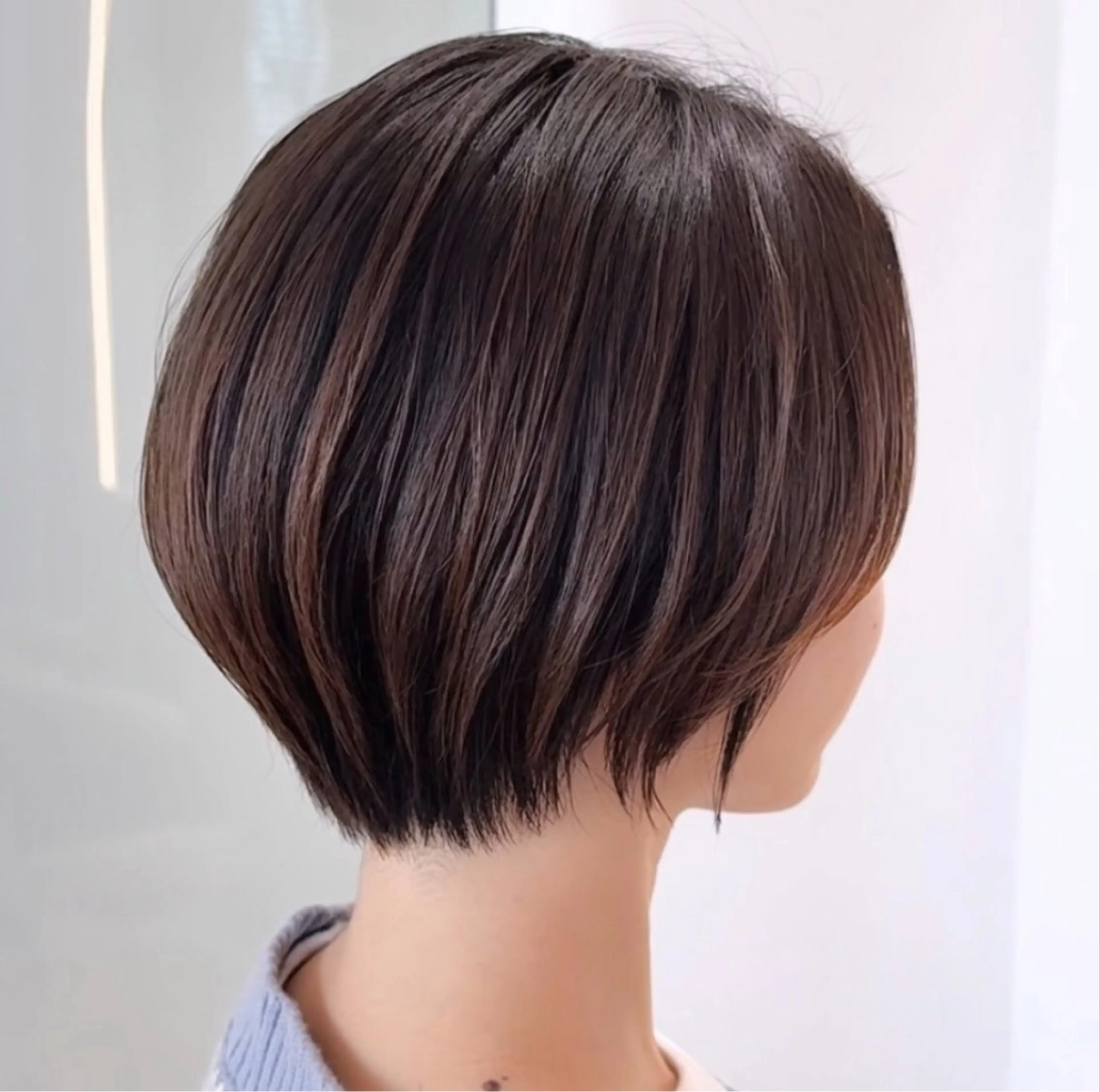 ショート カラー カット ヘアカラー 縮毛矯正 トリートメント 田中航平/渋谷ボブ/ レイヤーボブのヘアスタイル