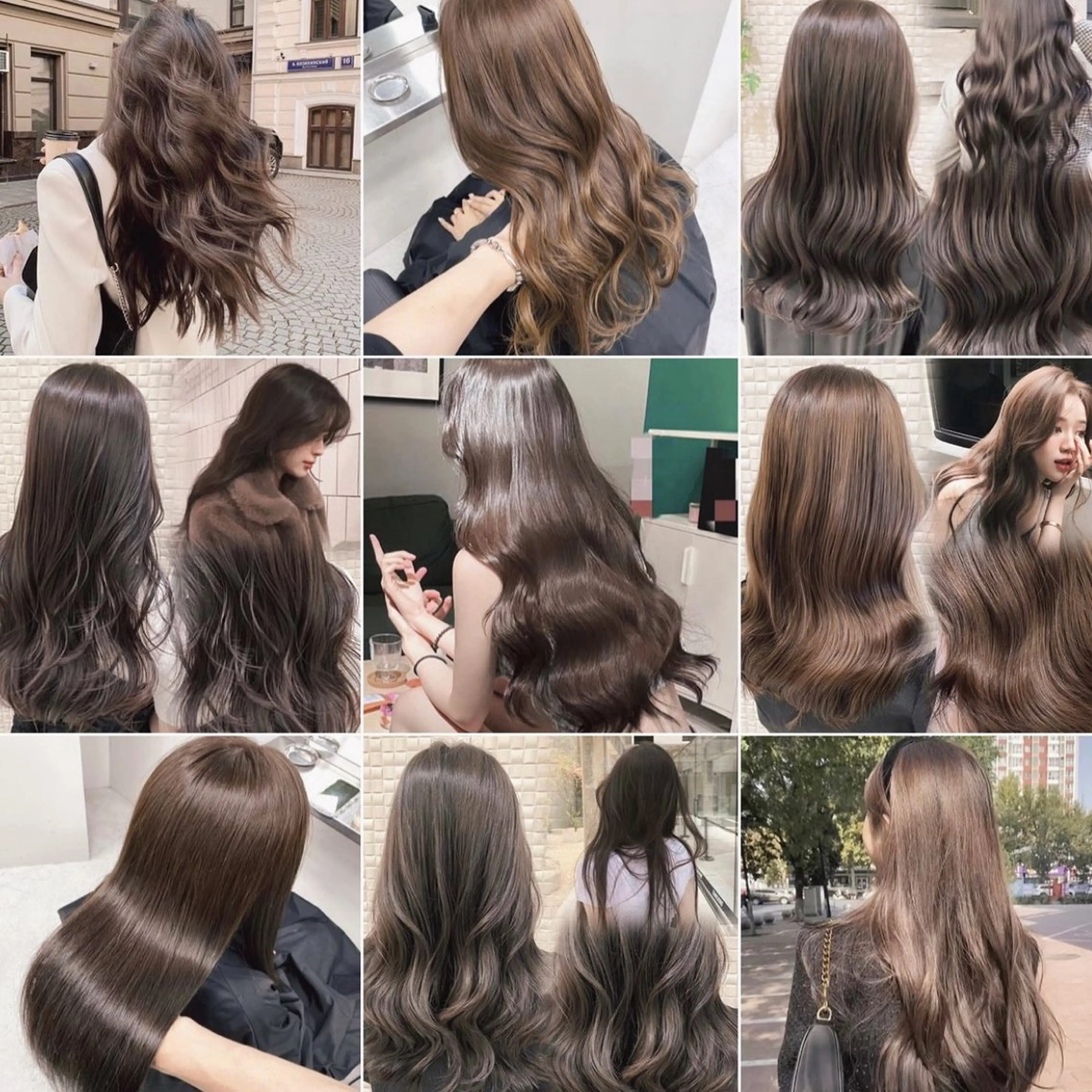セミロング カラー ヘアアレンジ ベージュカラー ブリーチ ブラウンカラー 透明感カラー ダブルカラー 赤み消し🫧韓国ヘア 🫧藤岡誠也のヘアスタイル