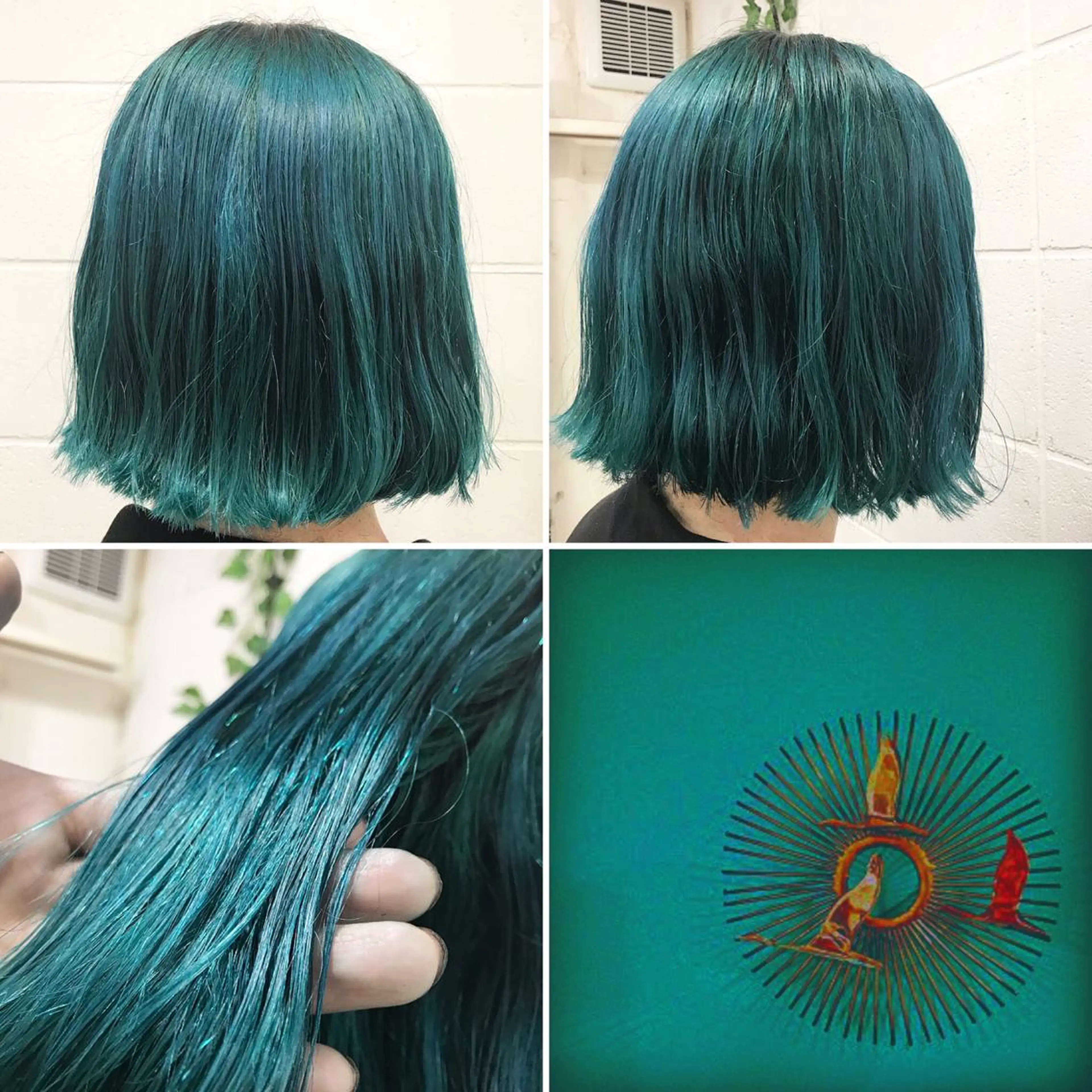 ミディアム カラー メンズ ヘアカラー トリートメント 🌈推し色派手髪 ハイトーンShinのヘアスタイル