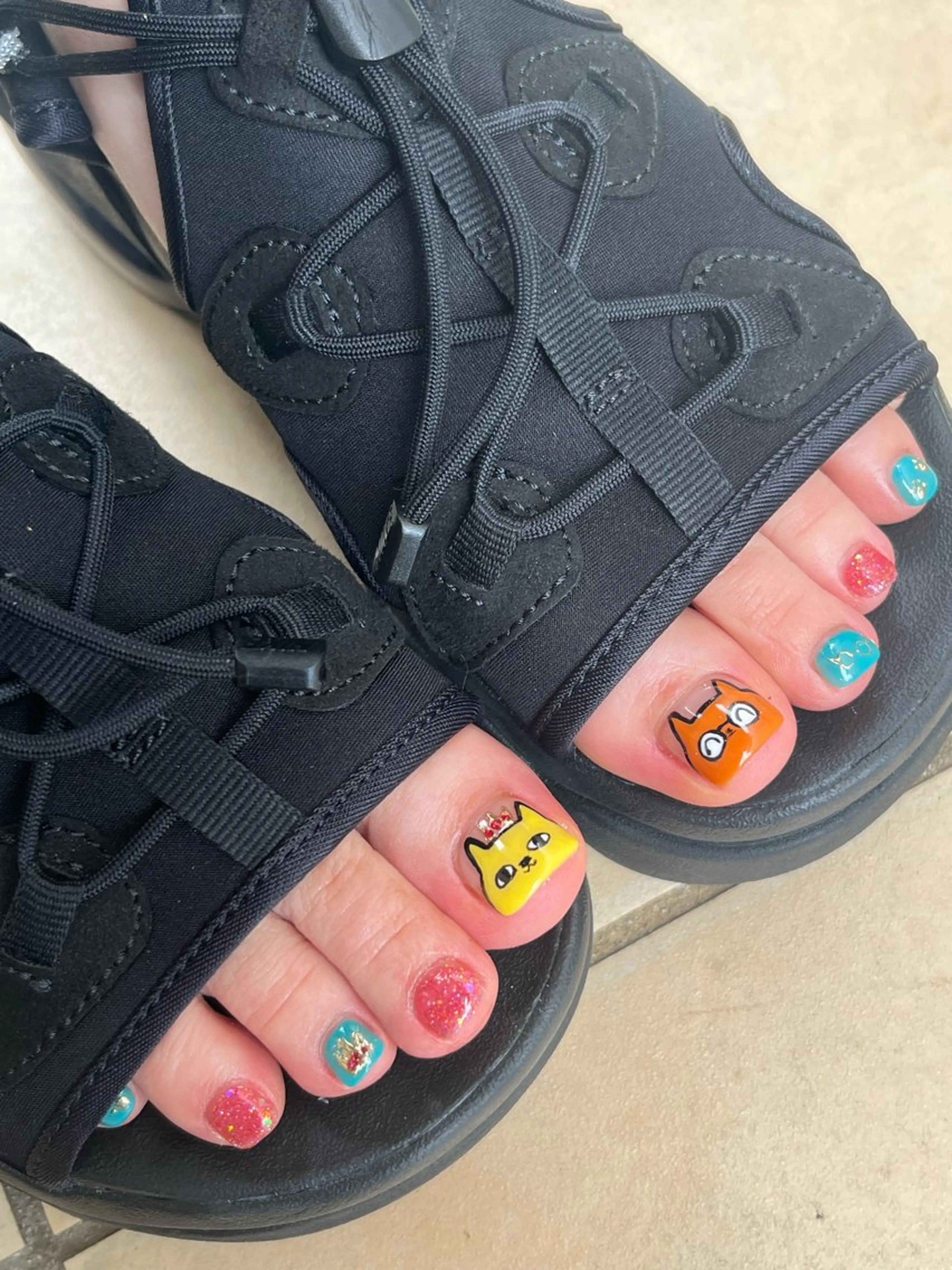 ネイル フットネイル フットネイル Nailsalon C.U.Eのネイルデザイン