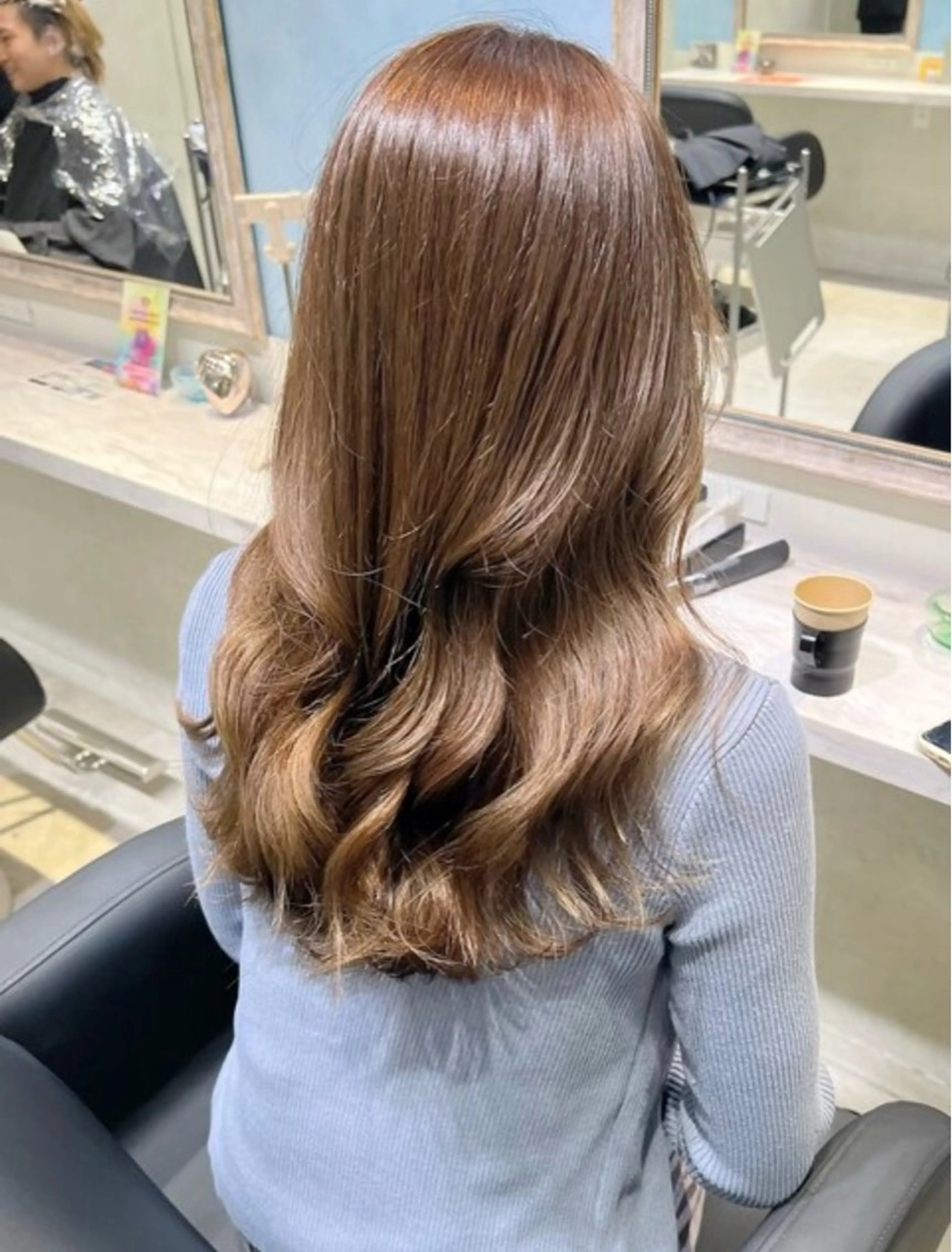 カラー ヘアカラー トリートメント 透明感ツヤカラー/ ゆうな💙のヘアスタイル
