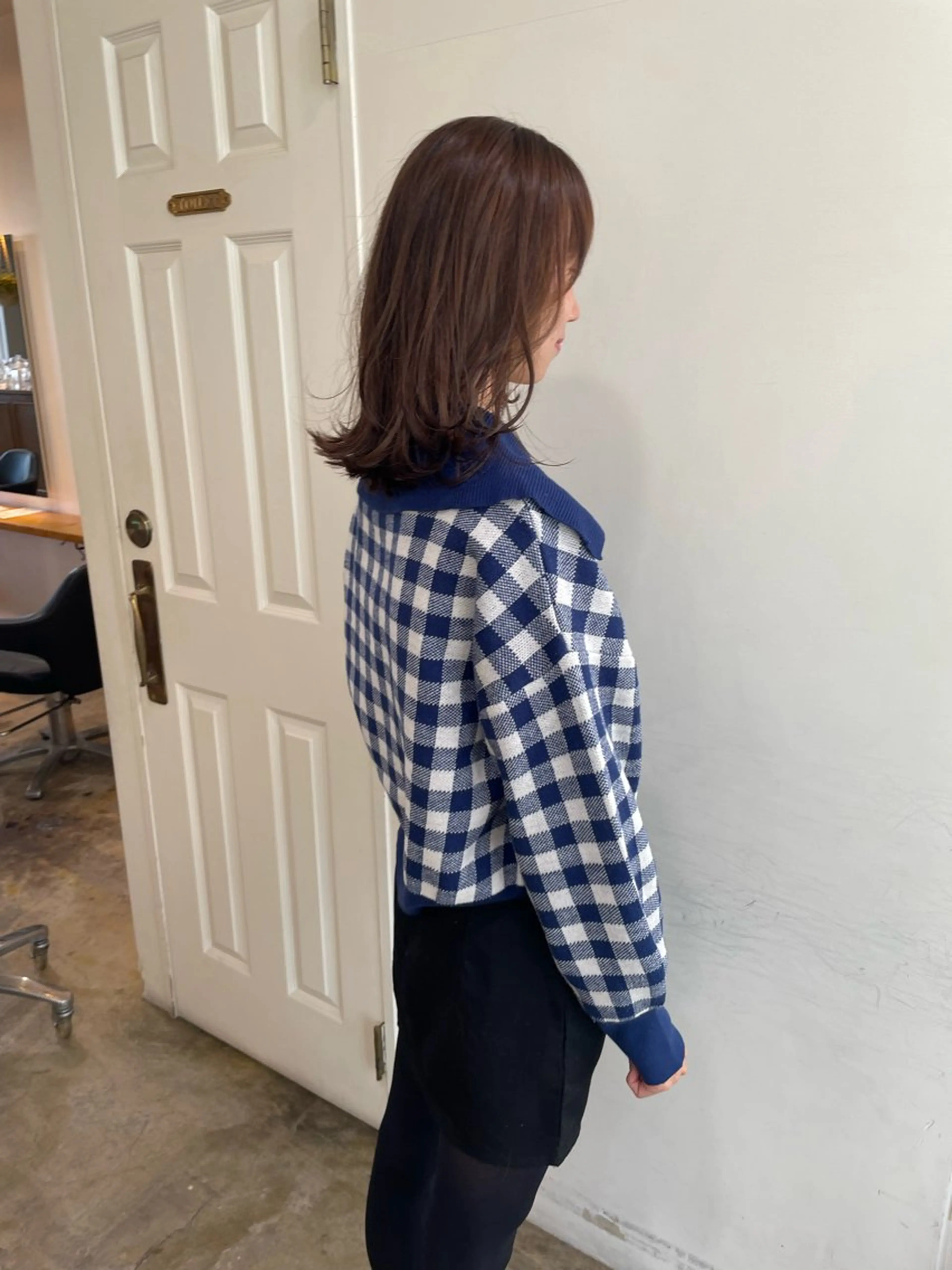 ミディアム カラー ベージュカラー MIOベージュカラー 柔らかいカラーのヘアスタイル