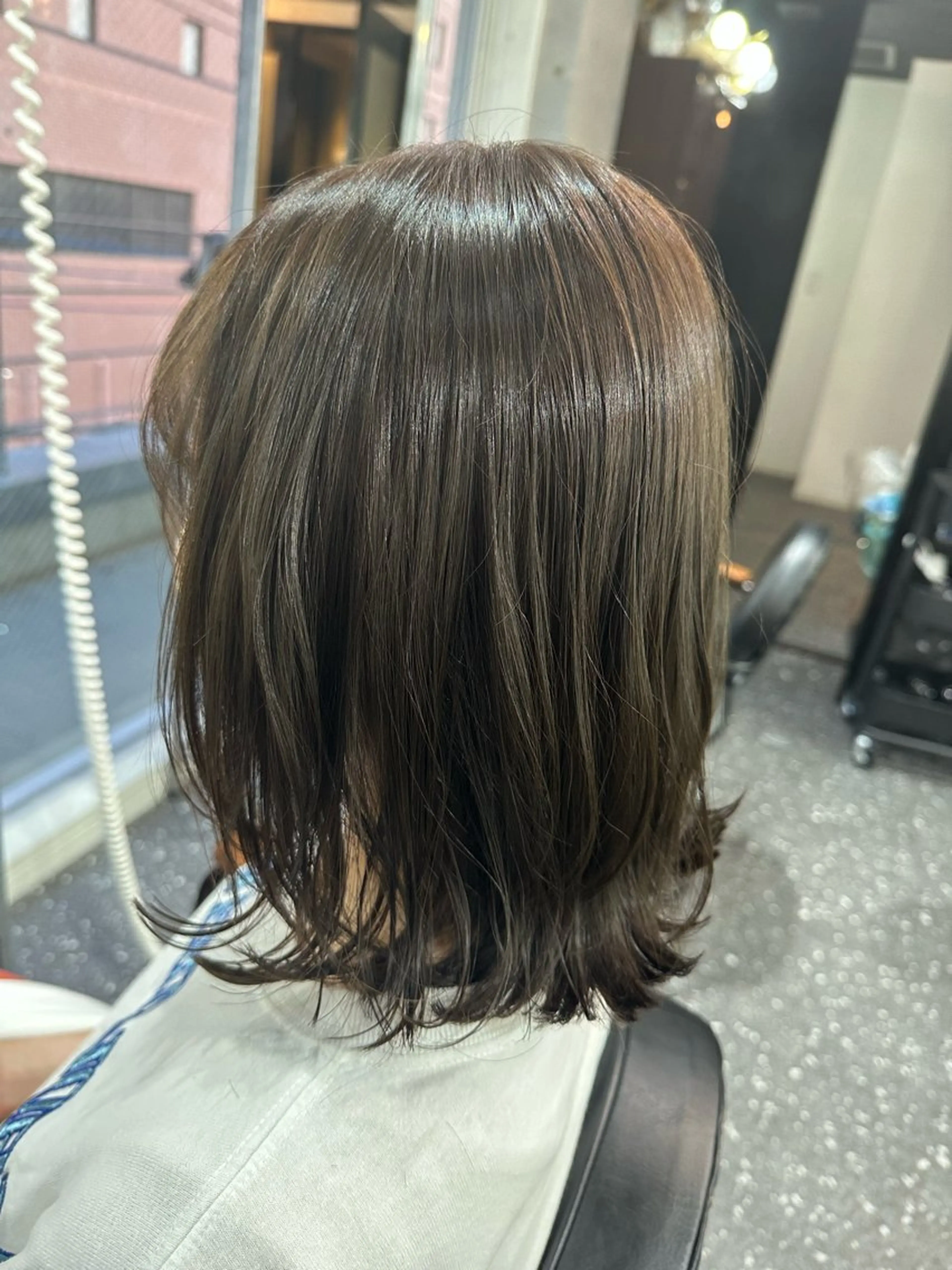 ミディアム カラー カット ヘアカラー トリートメント 髪質改善⭐️縮毛矯正 中野⭐️Rinaのヘアスタイル