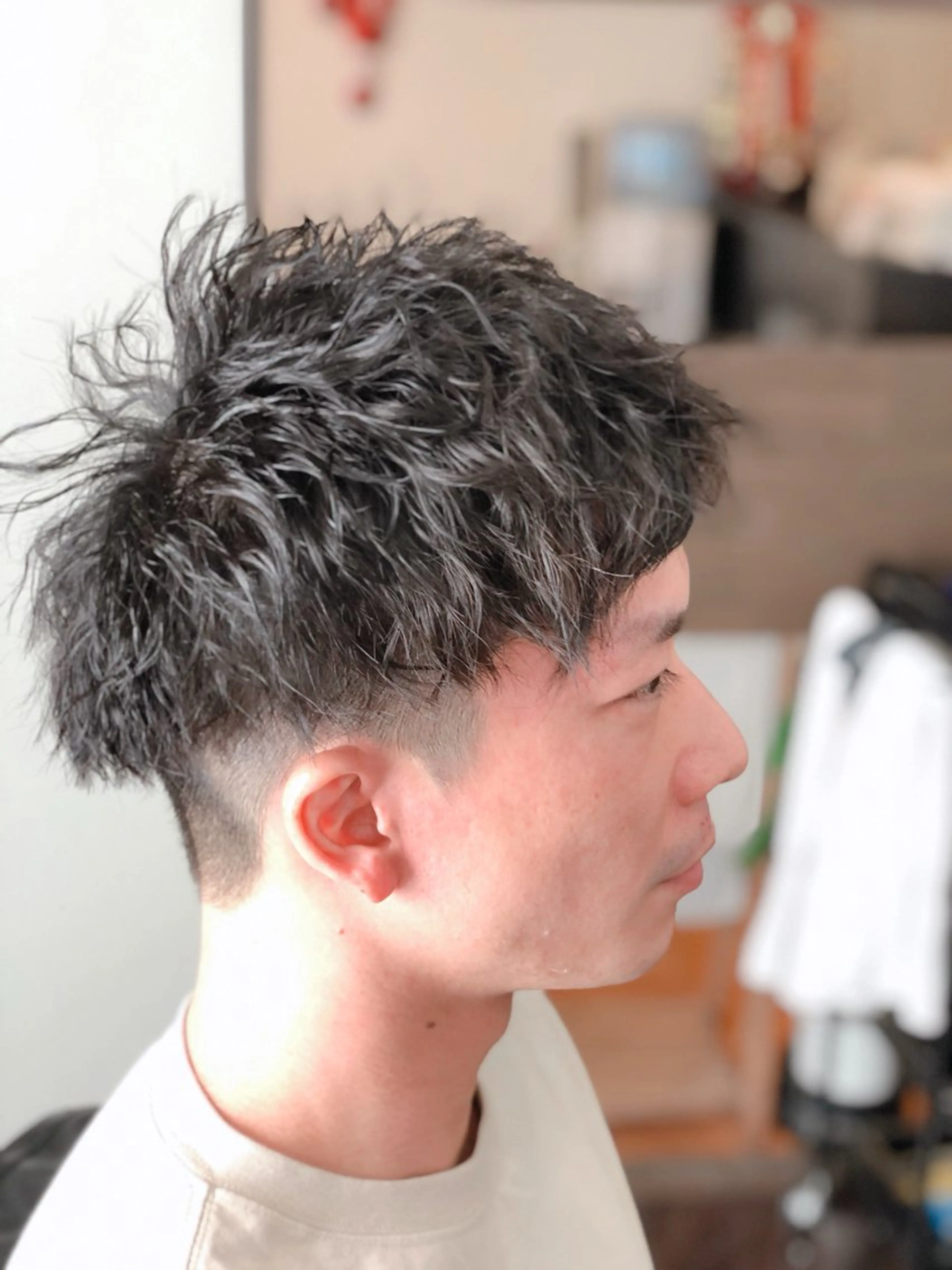 ショート メンズ メンズパーマ 早川 太貴のヘアスタイル