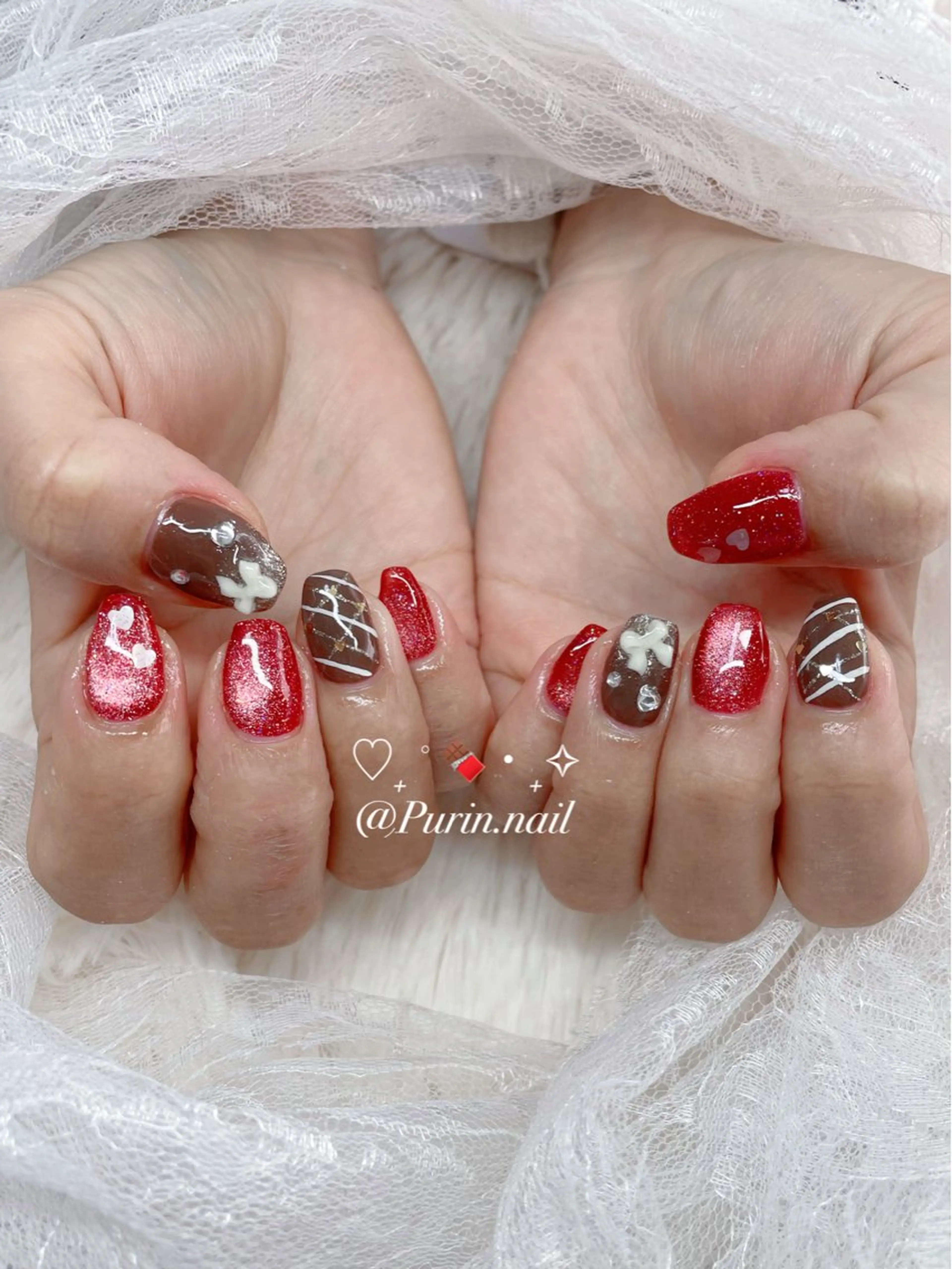 ネイル ハンドネイル Nails by Purin🍮のネイルデザイン