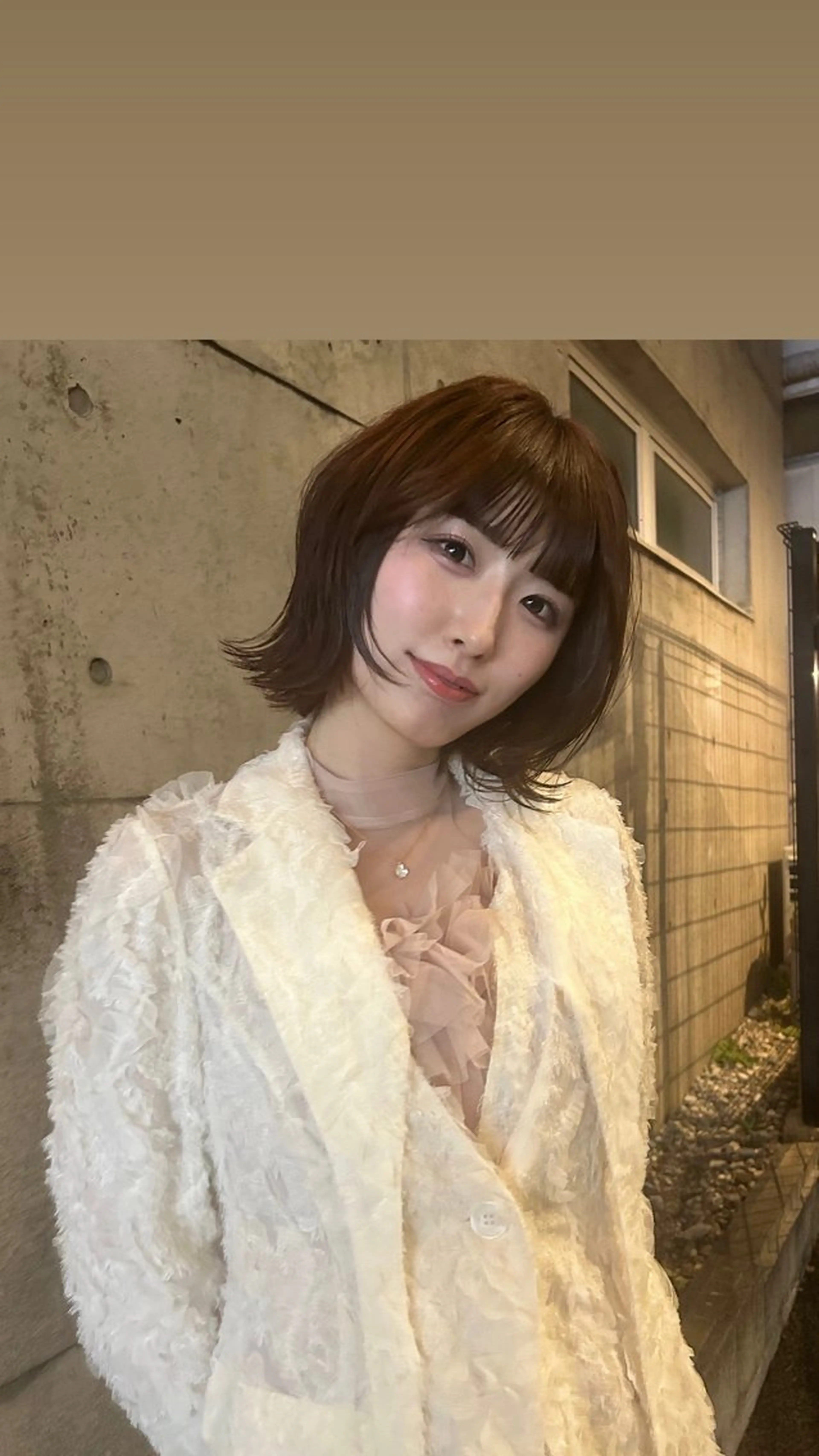 ミディアム カラー カット ヘアカラー タナカ カナ🫧のヘアスタイル