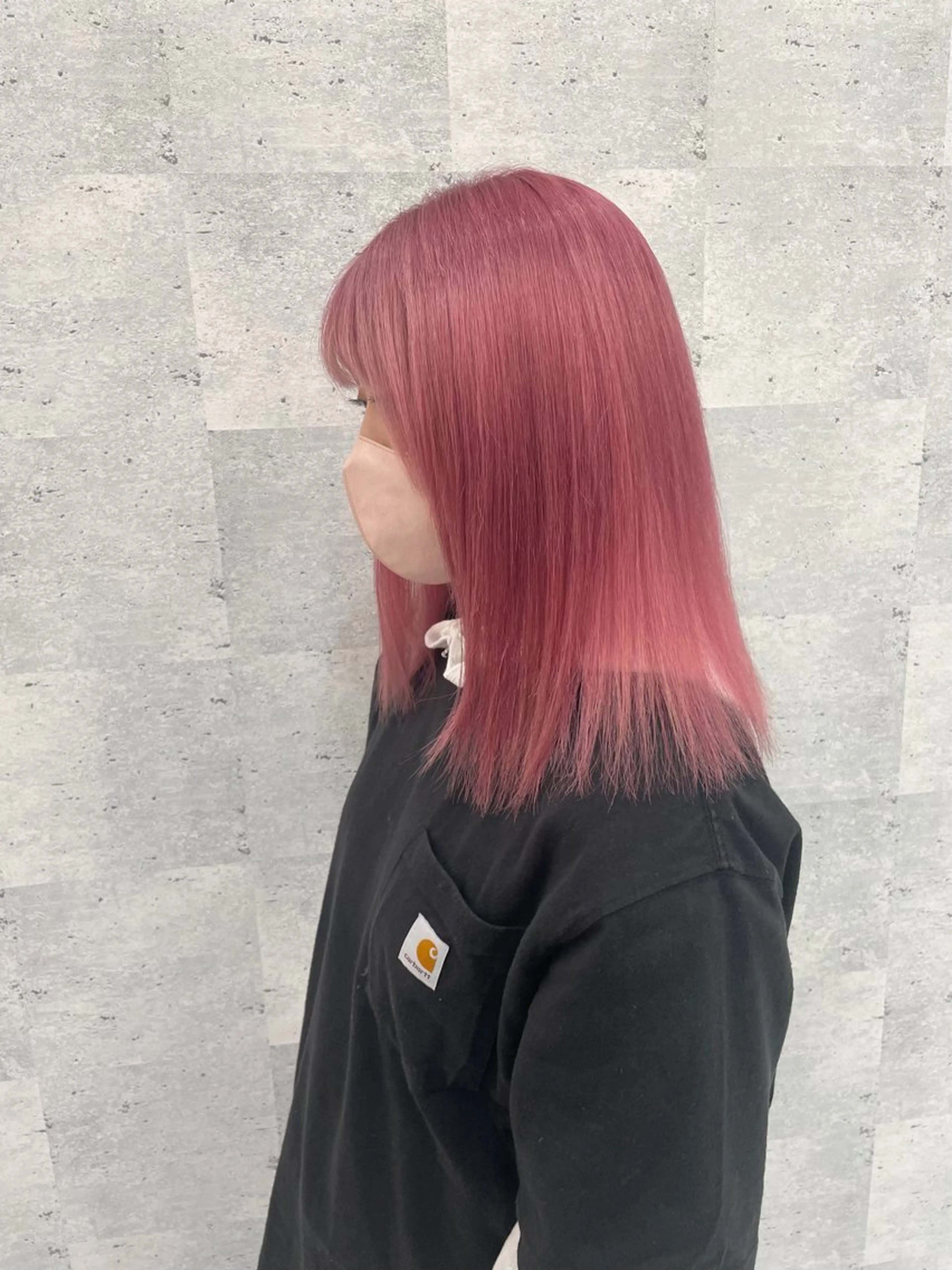 ミディアム カラー SAKI 新宿のヘアスタイル