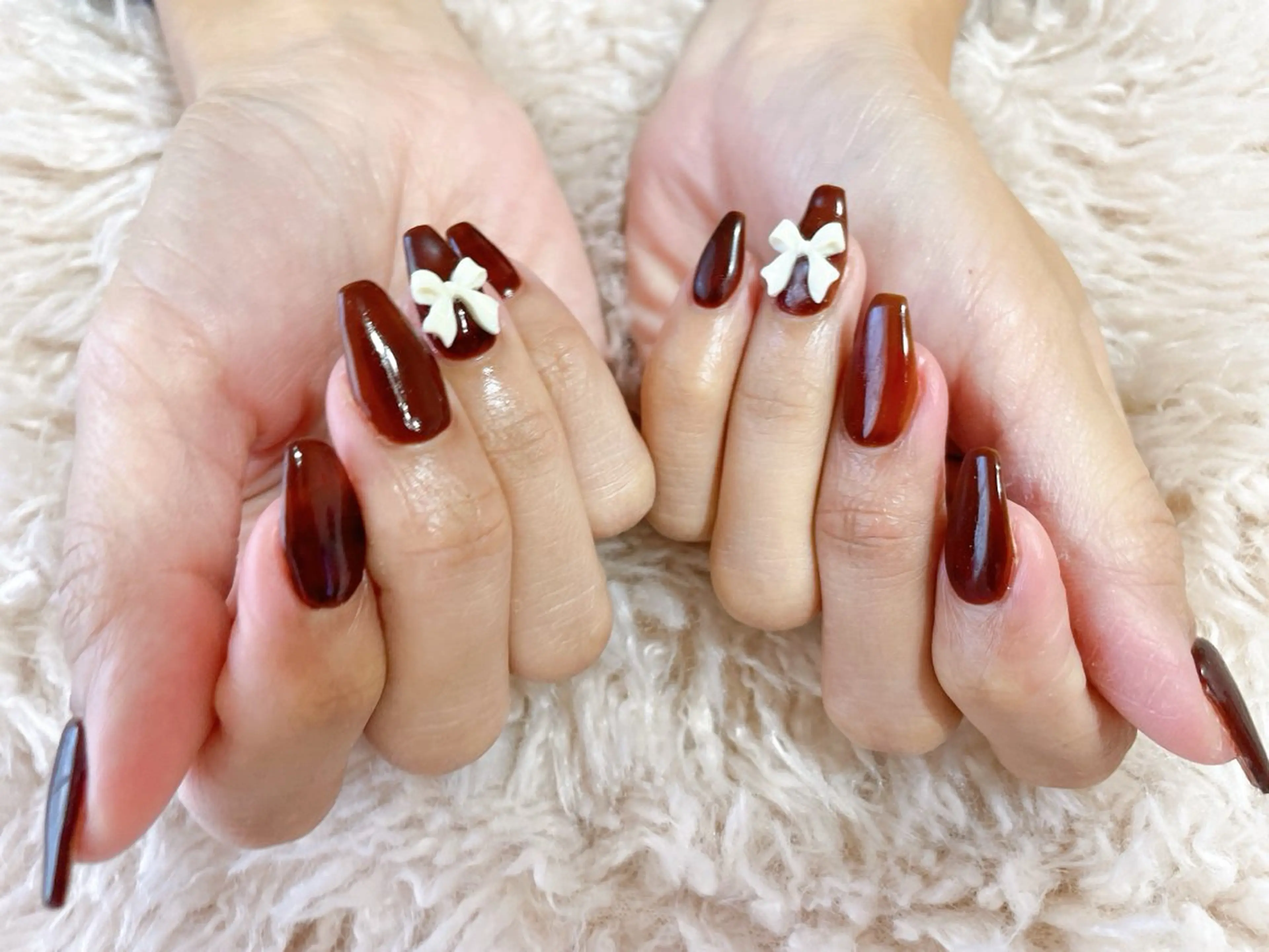 ネイル ジェルネイル 韓国ネイル ワンカラーネイル パラジェル kikinail 溝の口のネイルデザイン