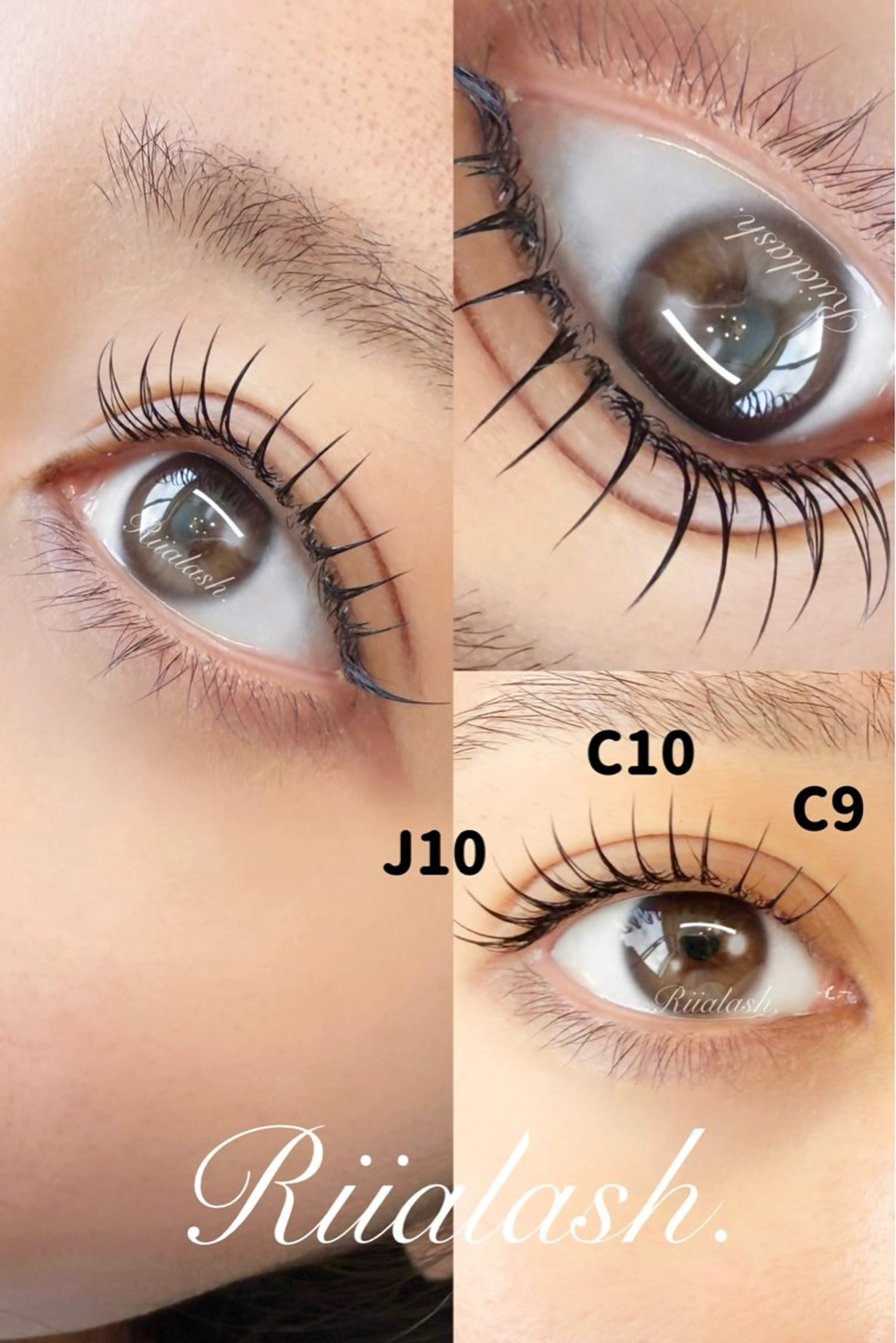 マツエク・マツパ Riko .のマツエク・マツパデザイン