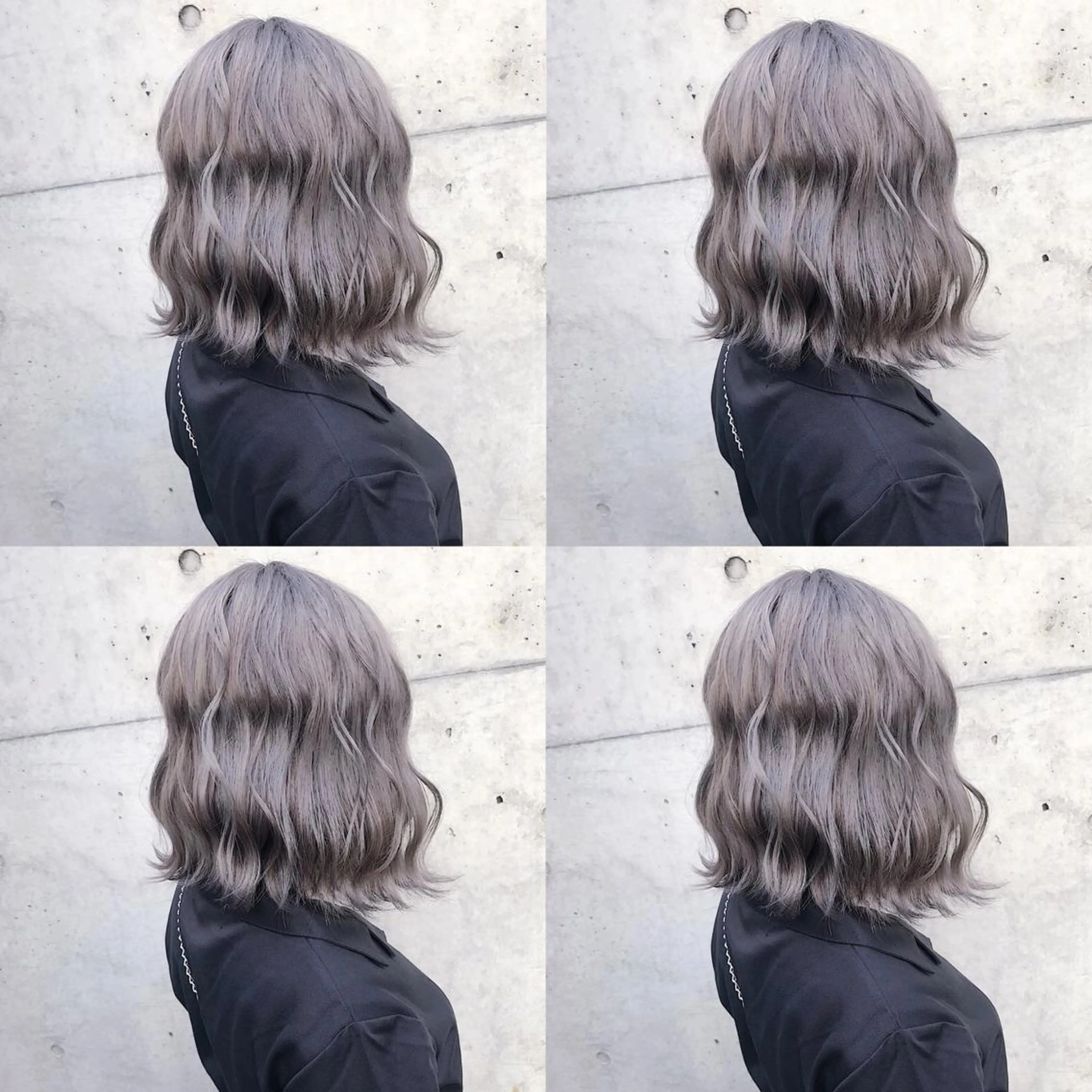 ミディアム カラー ヘアアレンジ カット ヘアカラー トリートメント TAKUMAブリーチ /切りっぱなし🪽のヘアスタイル