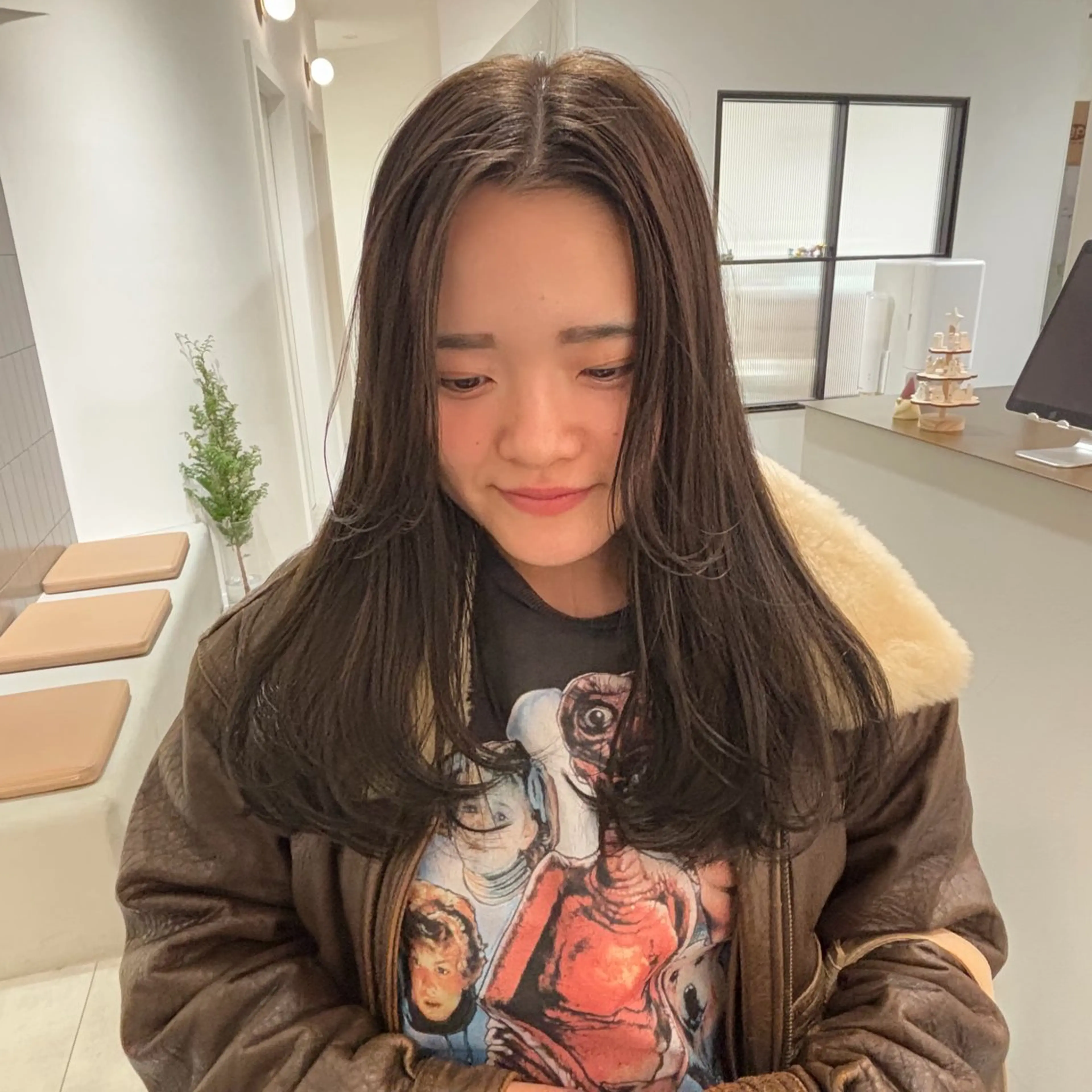 ロング ヘアカラー レイヤー/透明感 カラー/ホノカのヘアスタイル