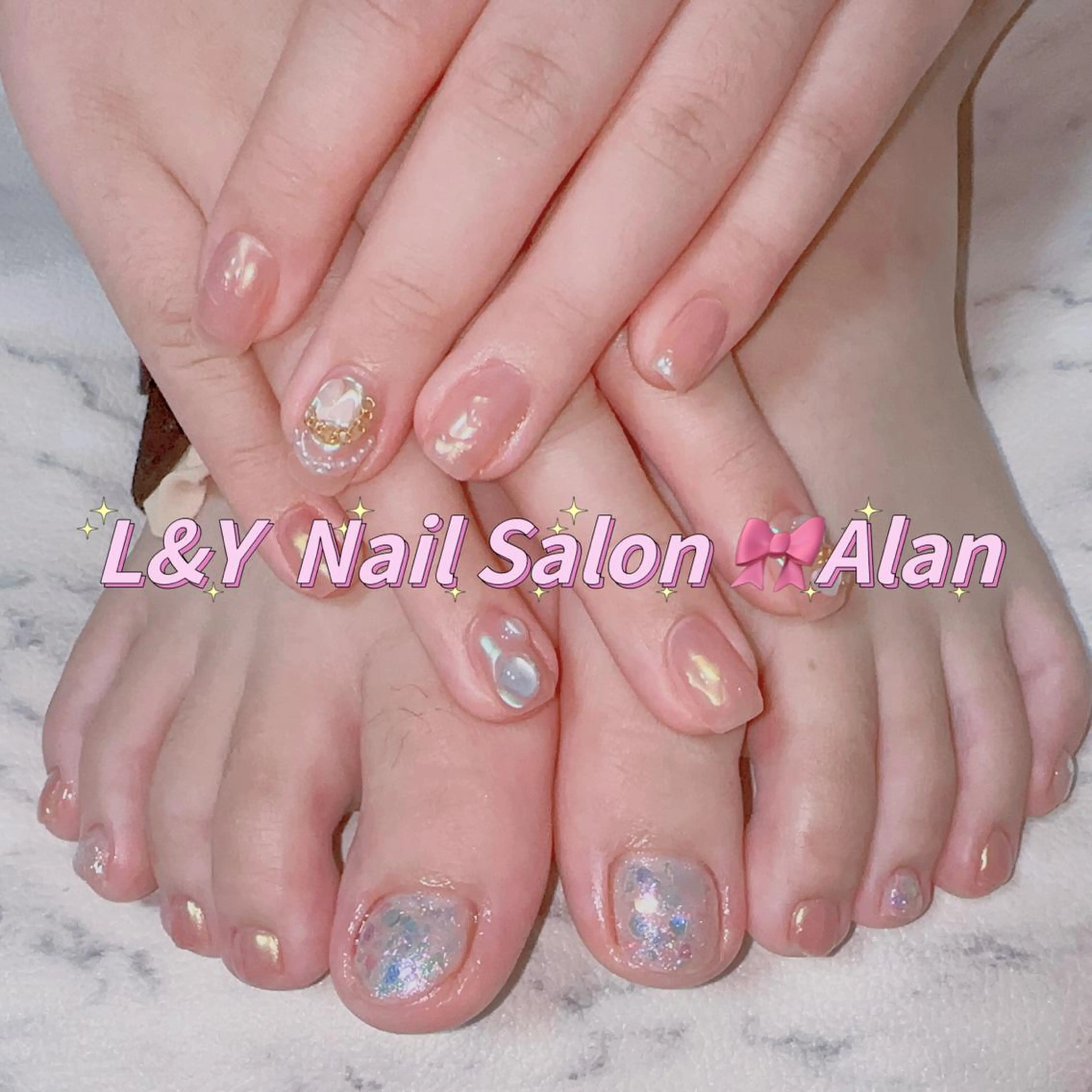 【🔥HAND&FOOT ❤️‍🔥20本やり放題】時間内スートン何でもOK！ケア込み パラ変更OK新規ソフトオフ無料の写真