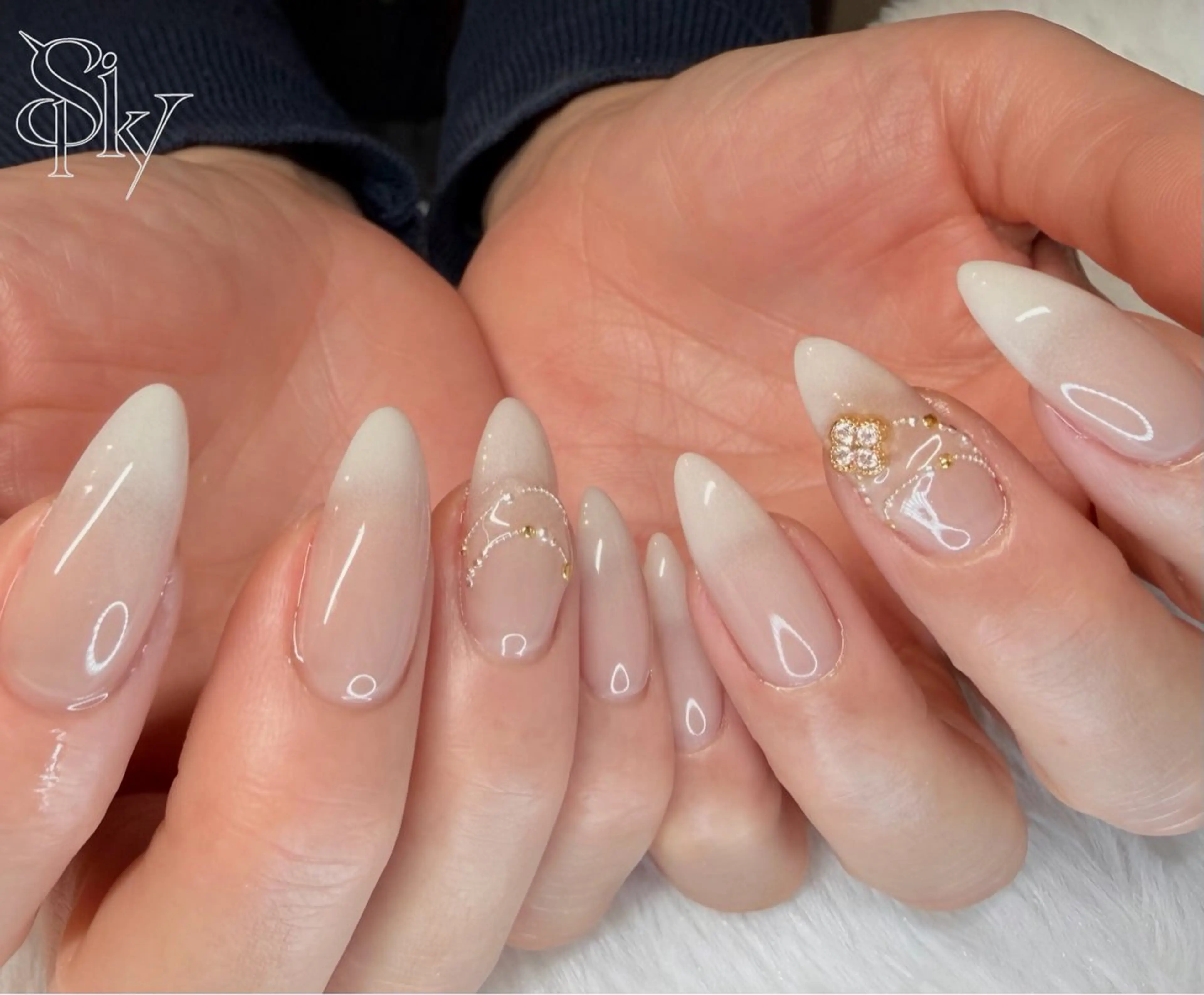 ネイル ハンドネイル Spiky とうげ ふうかのネイルデザイン