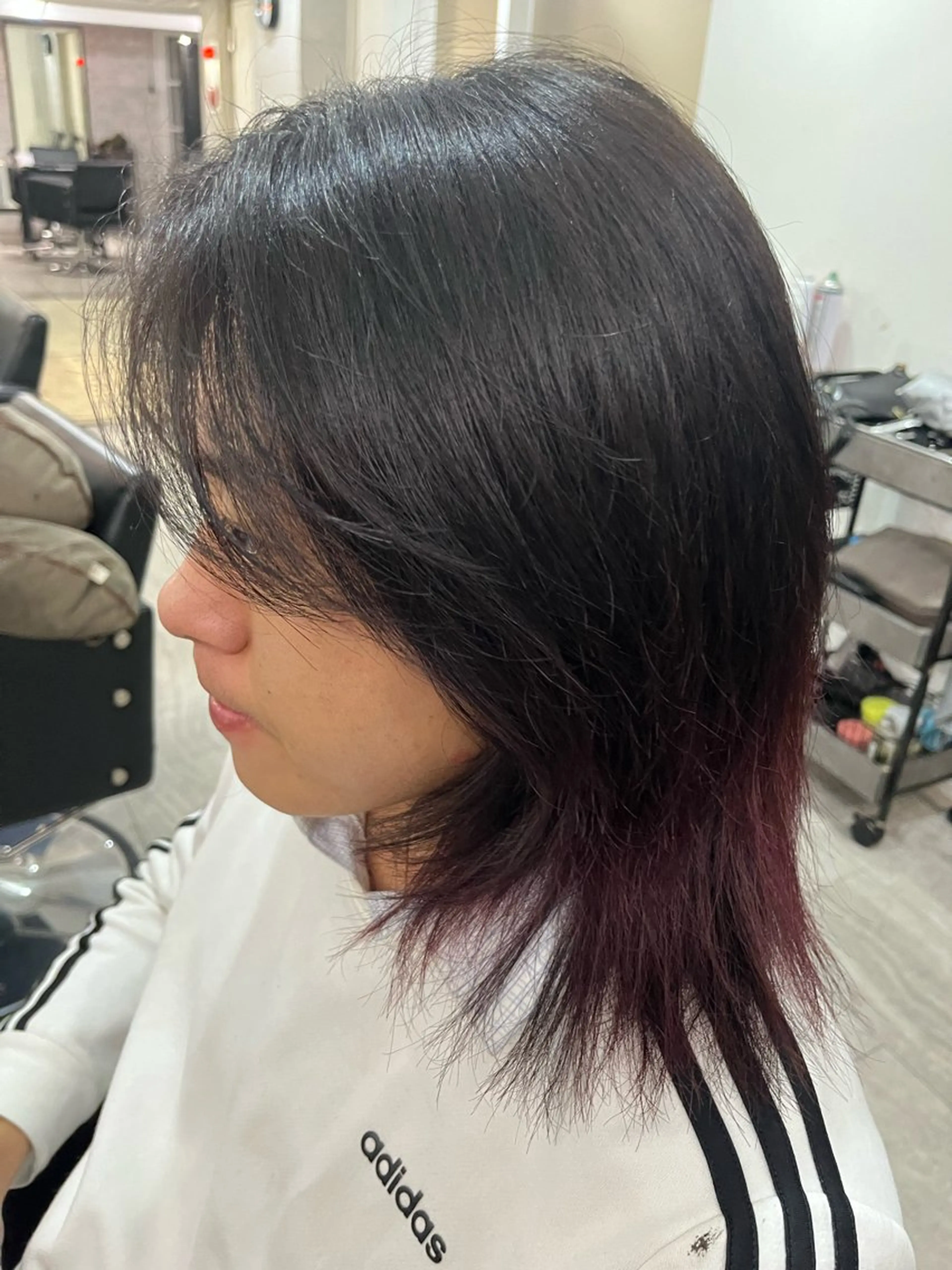 ミディアム 牧野瀬 圭吾のヘアスタイル